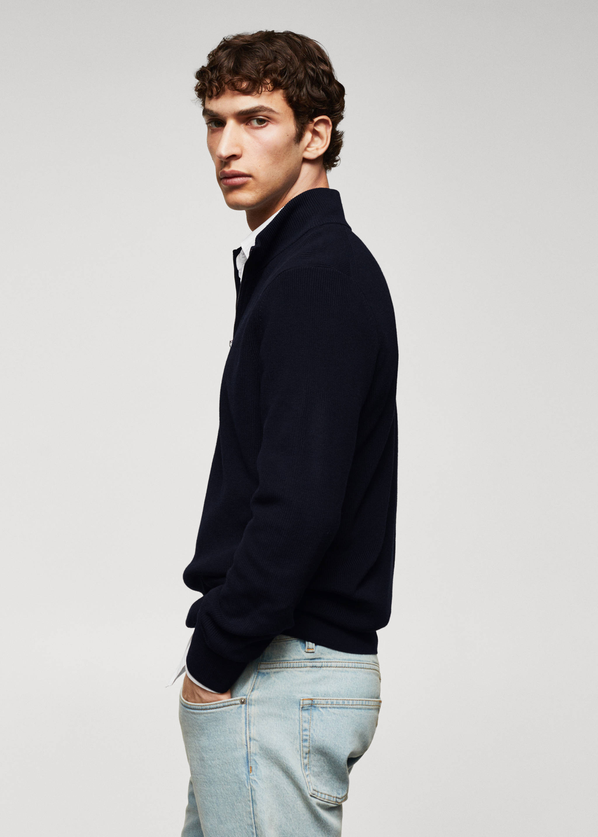 Джемпер с воротником-стойкой - Деталь изделия 2