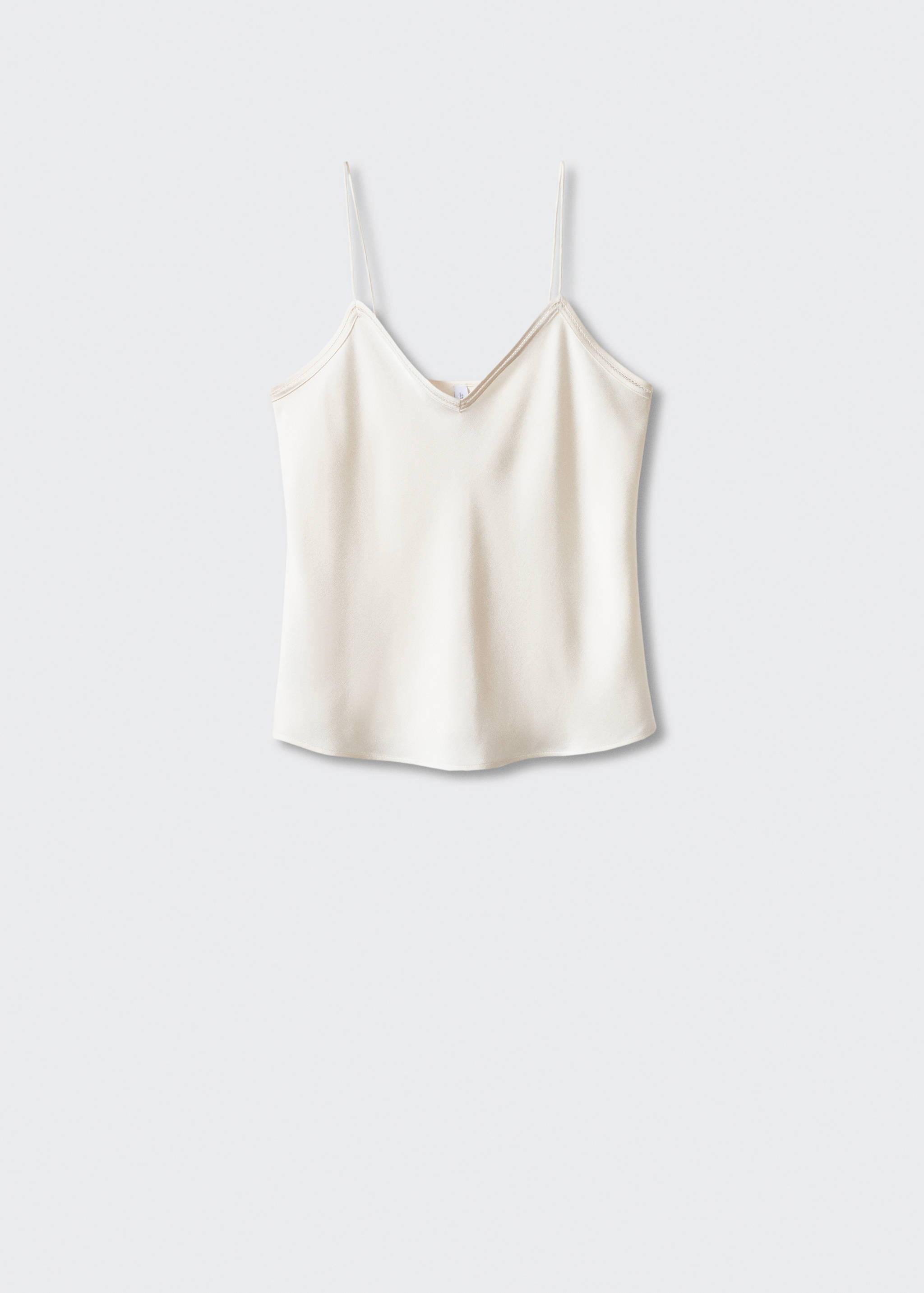 Satin lace top - Article without model