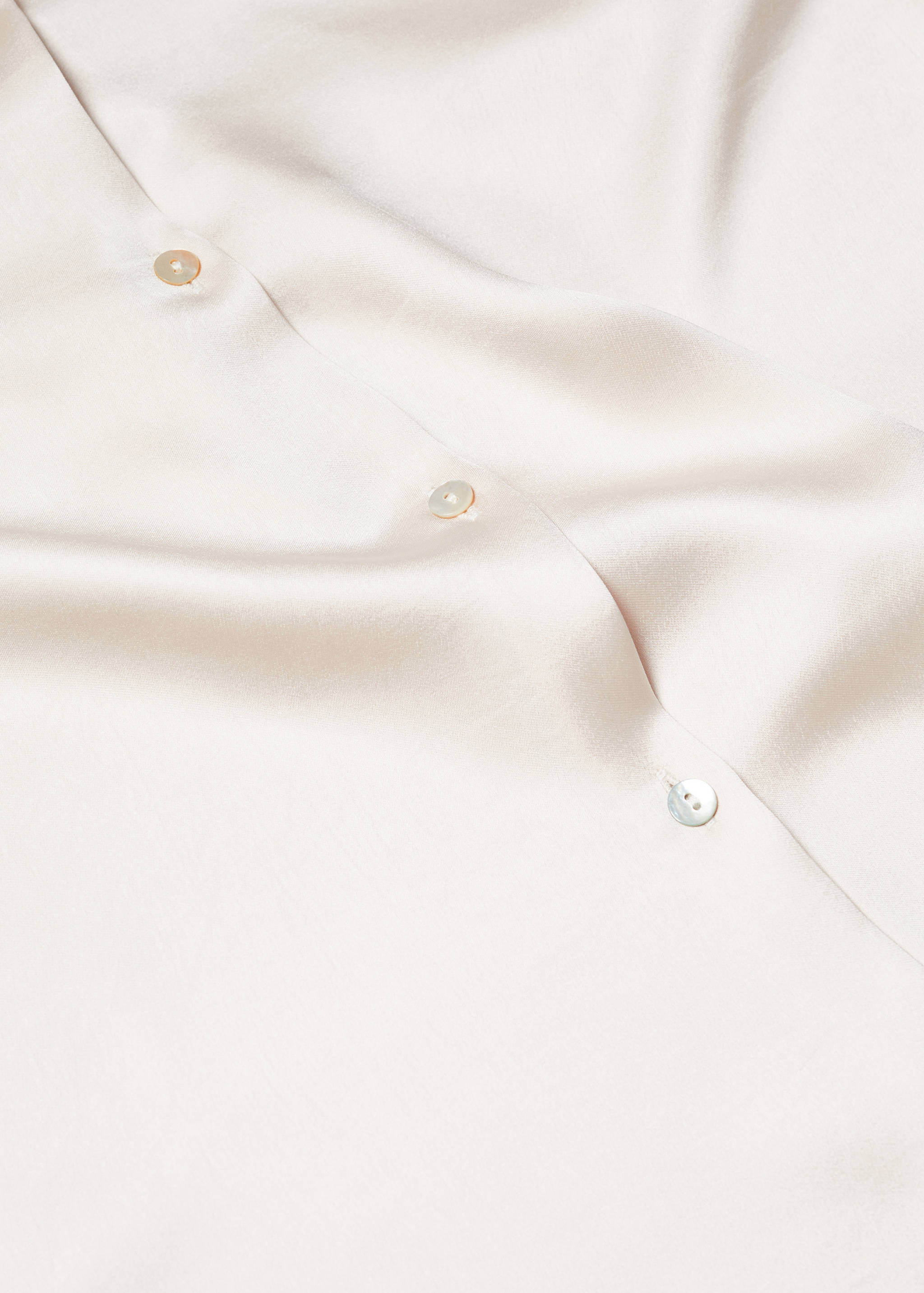 Round-neck satin shirt - Details of the article 8
