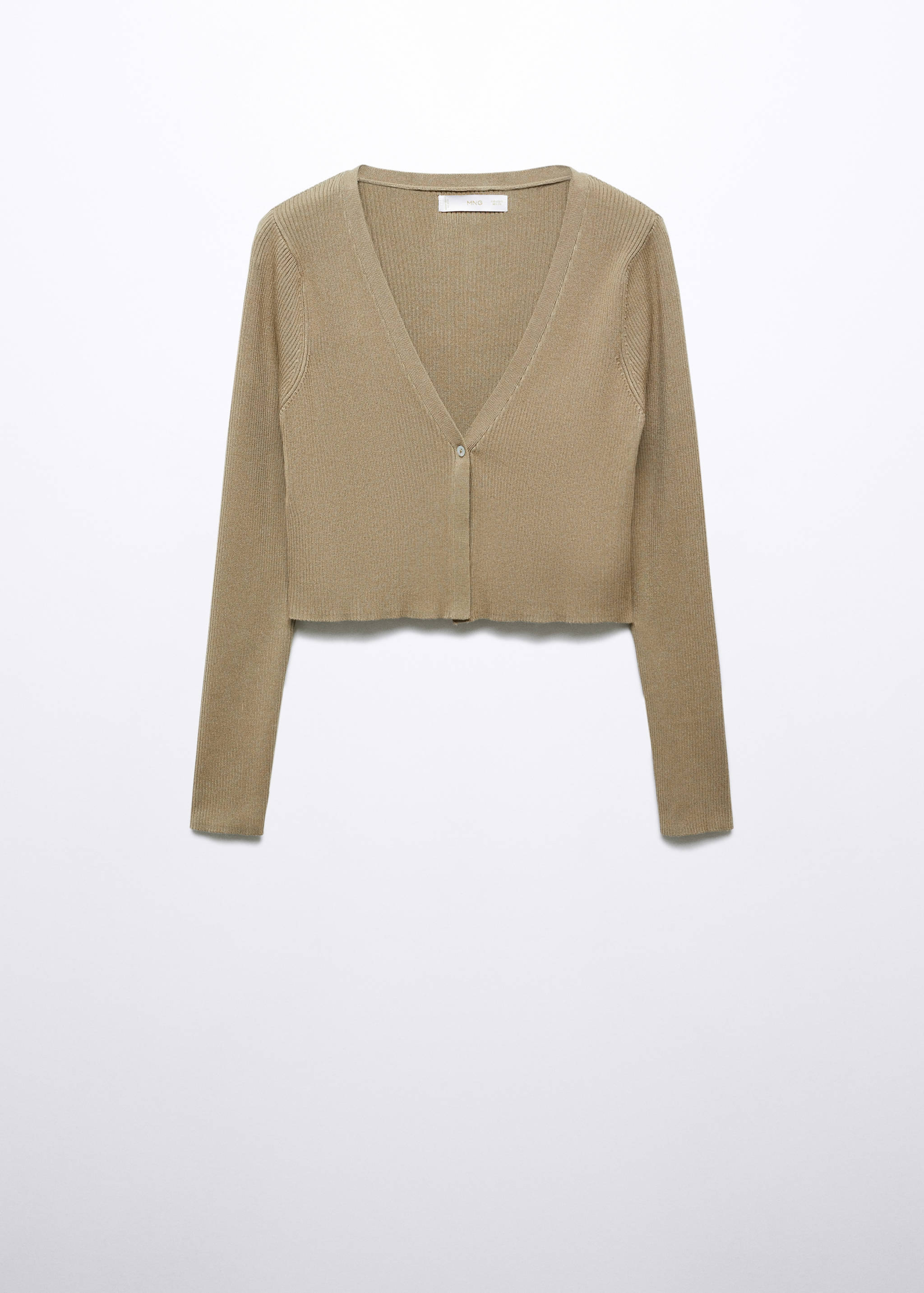 Cropped cardigan with buttons - Article without model