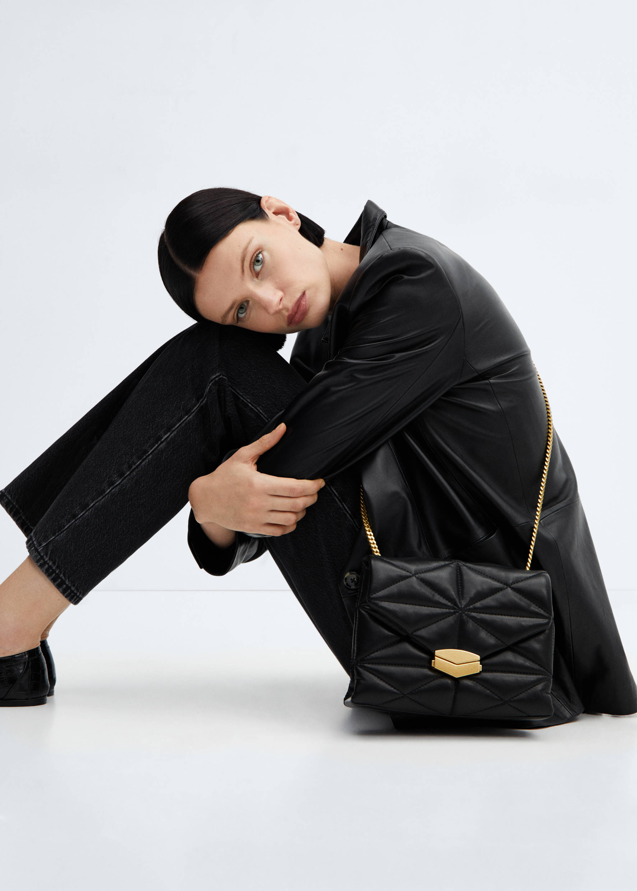 Sac matelassé rabat - Plan général