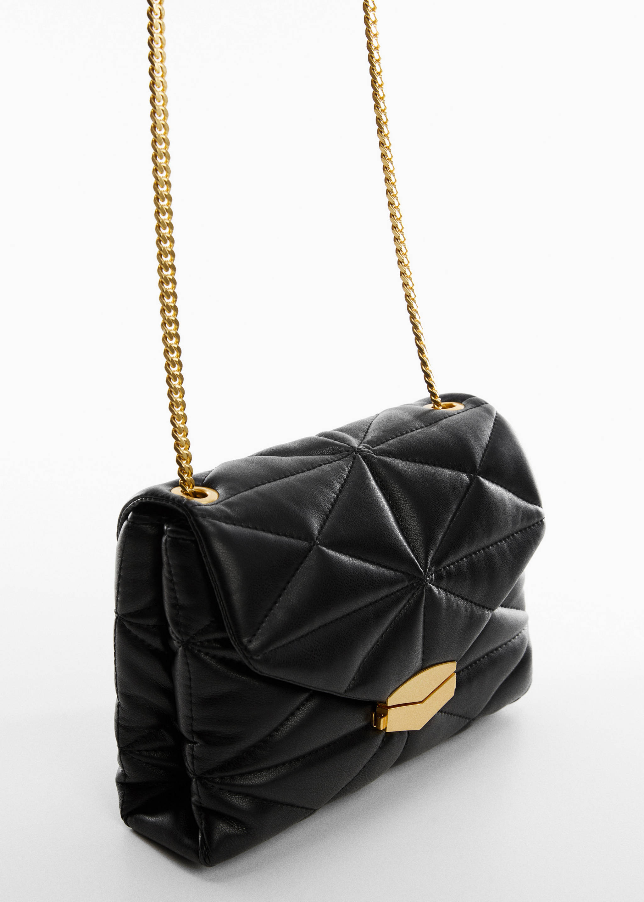 Sac matelassé rabat - Plan moyen