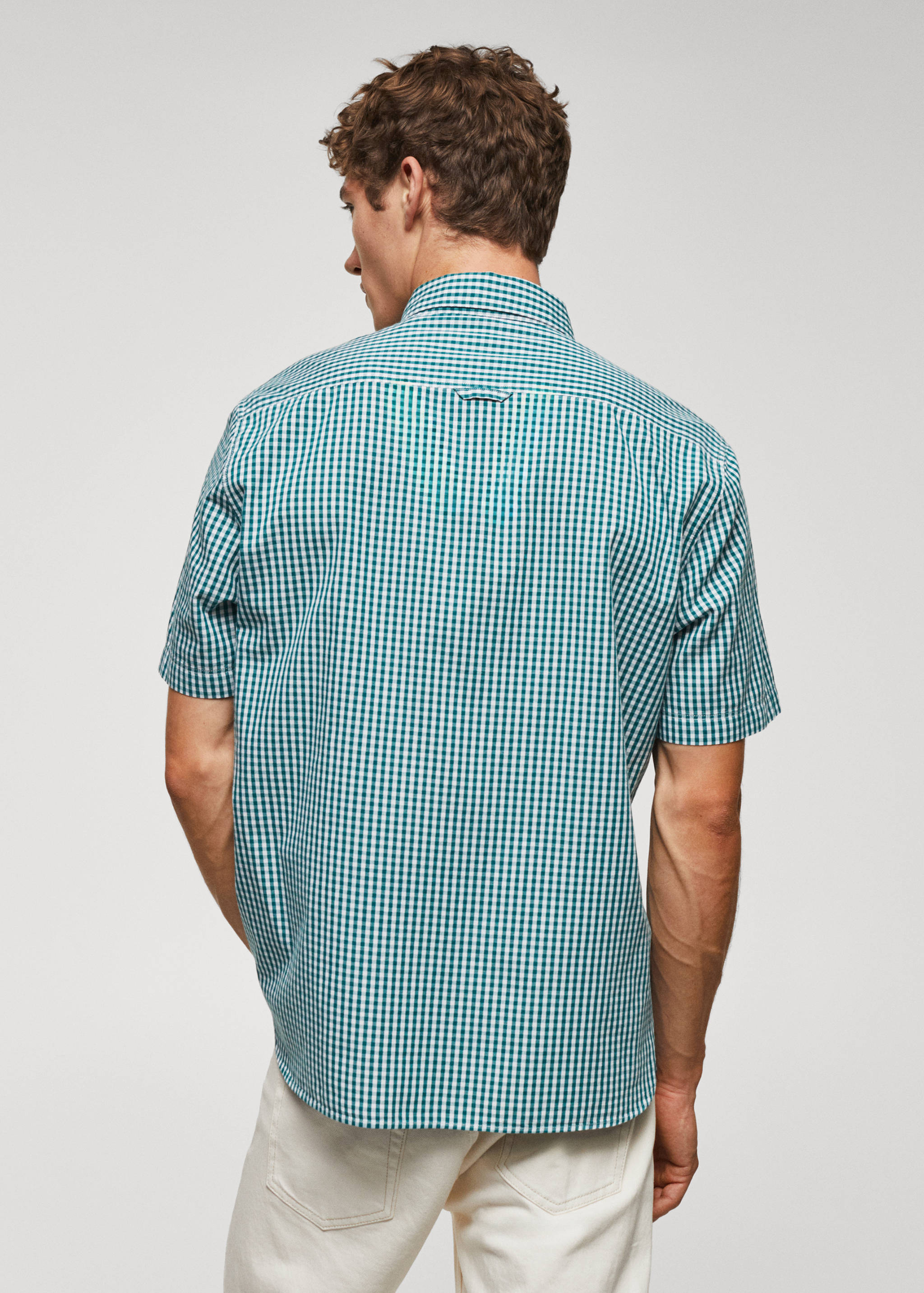 100% cotton printed shirt - Reverse of the article