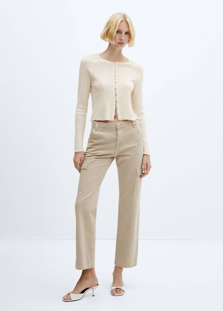 Pocket cargo jeans — Sand