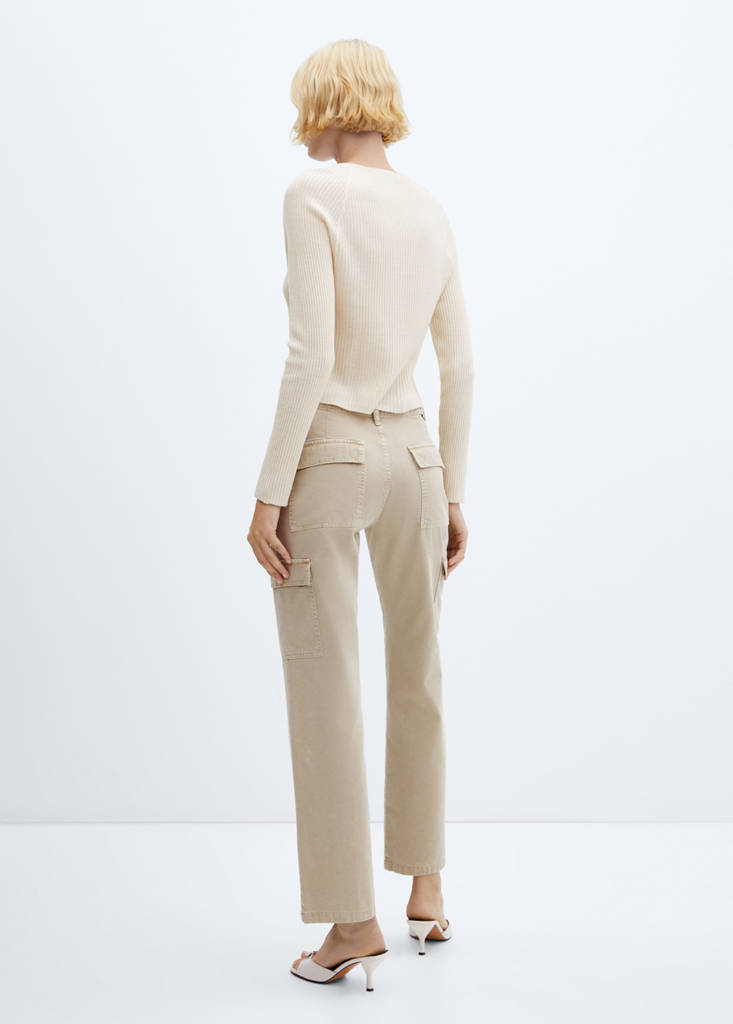 Pocket cargo jeans — Sand