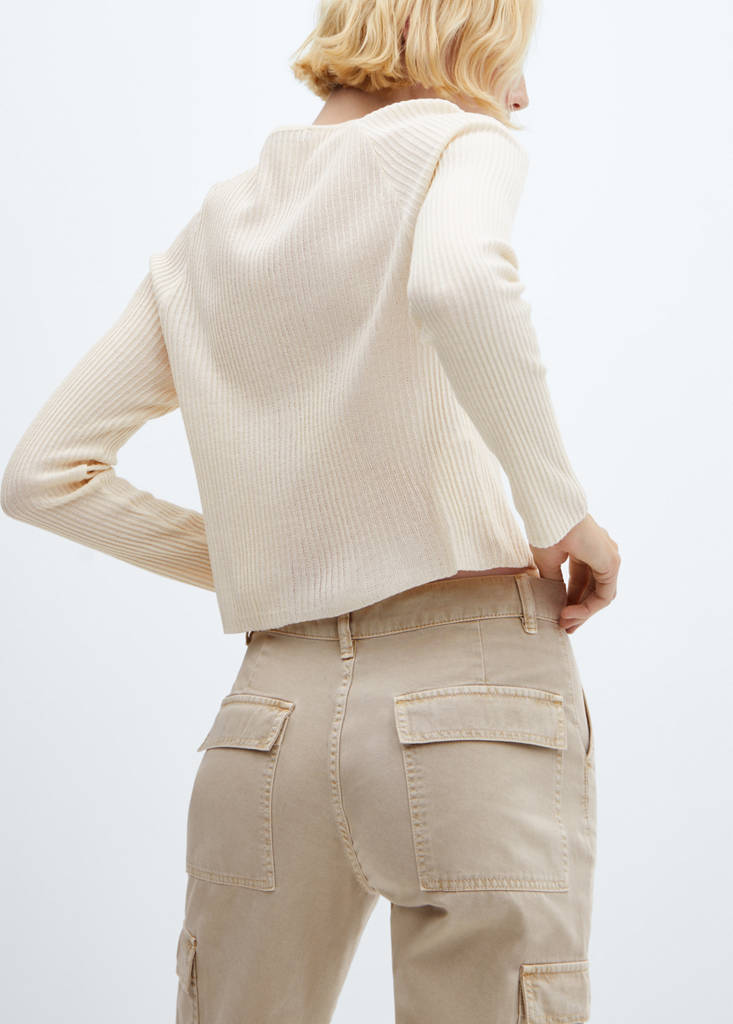 Pocket cargo jeans — Sand