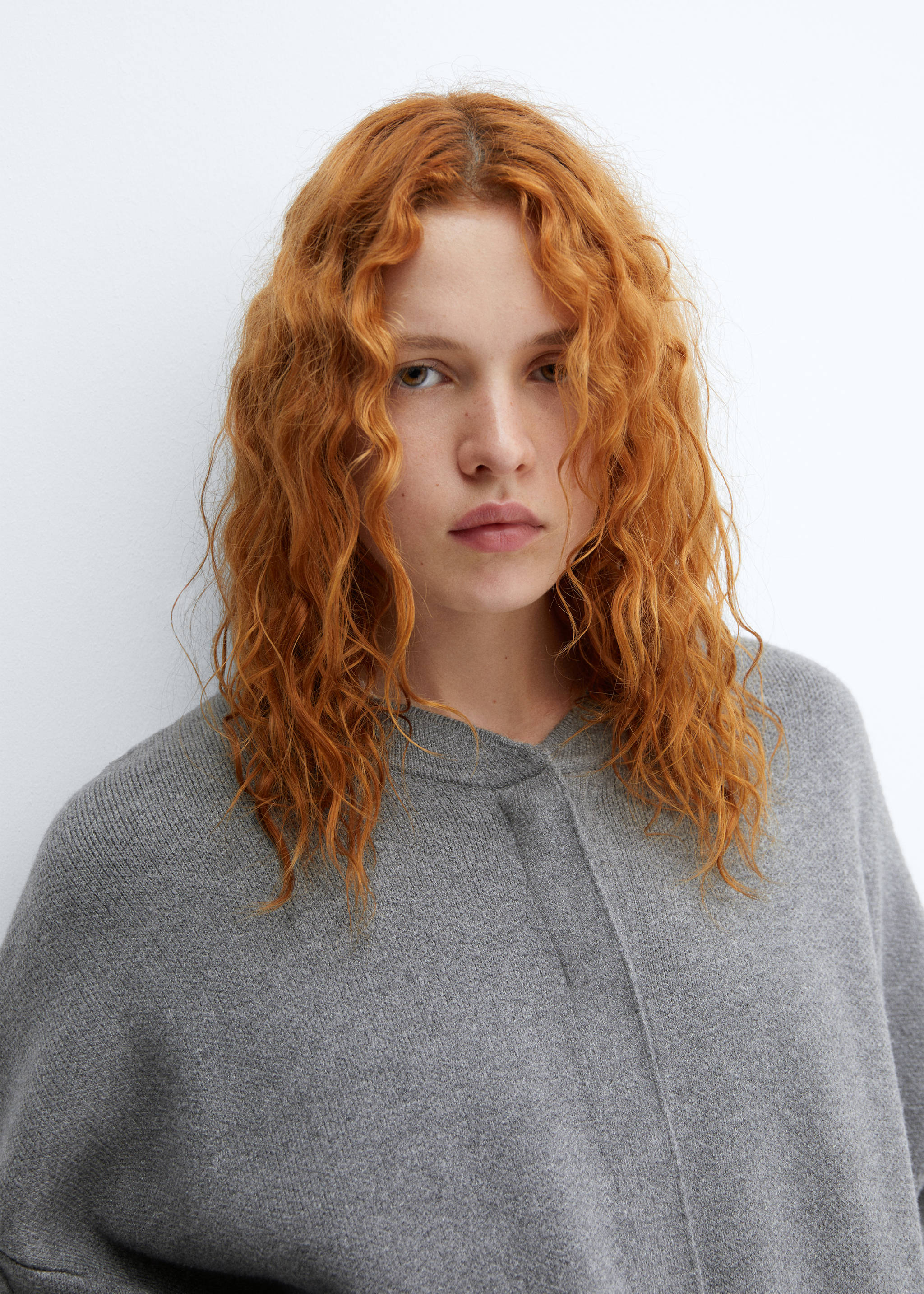 Knitted bomber jacket - Details of the article 1