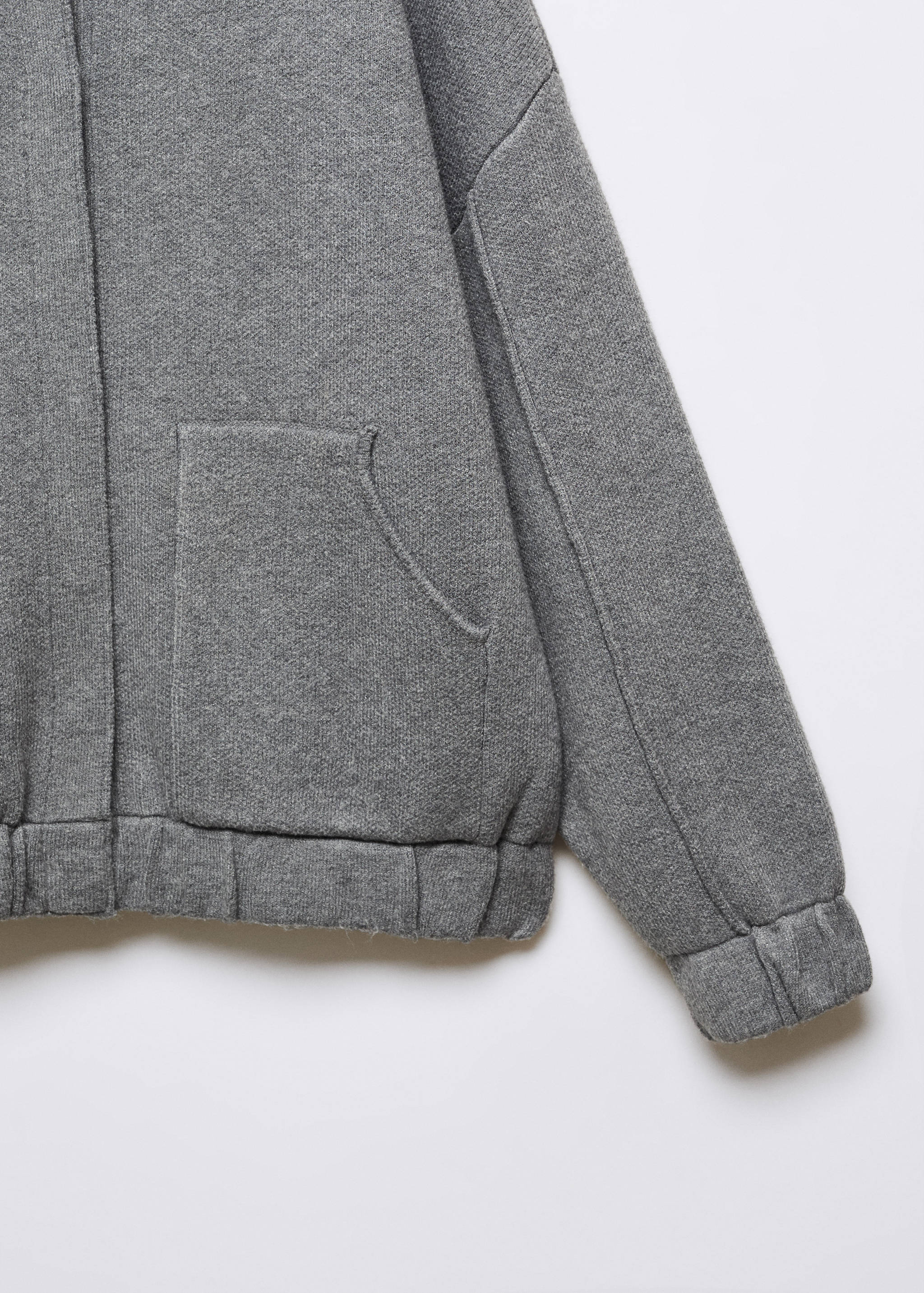 Knitted bomber jacket - Details of the article 8