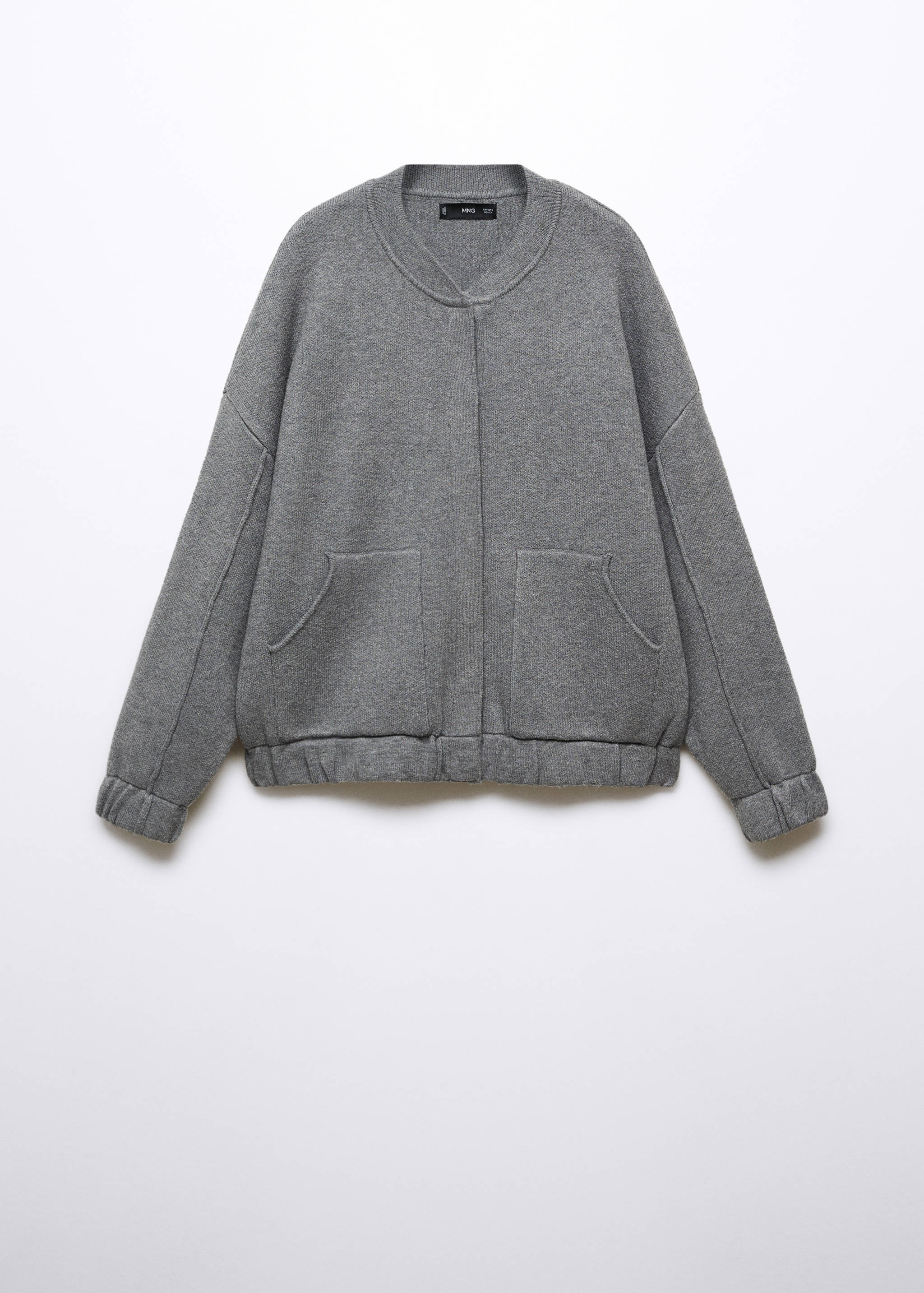 Knitted bomber jacket - Article without model