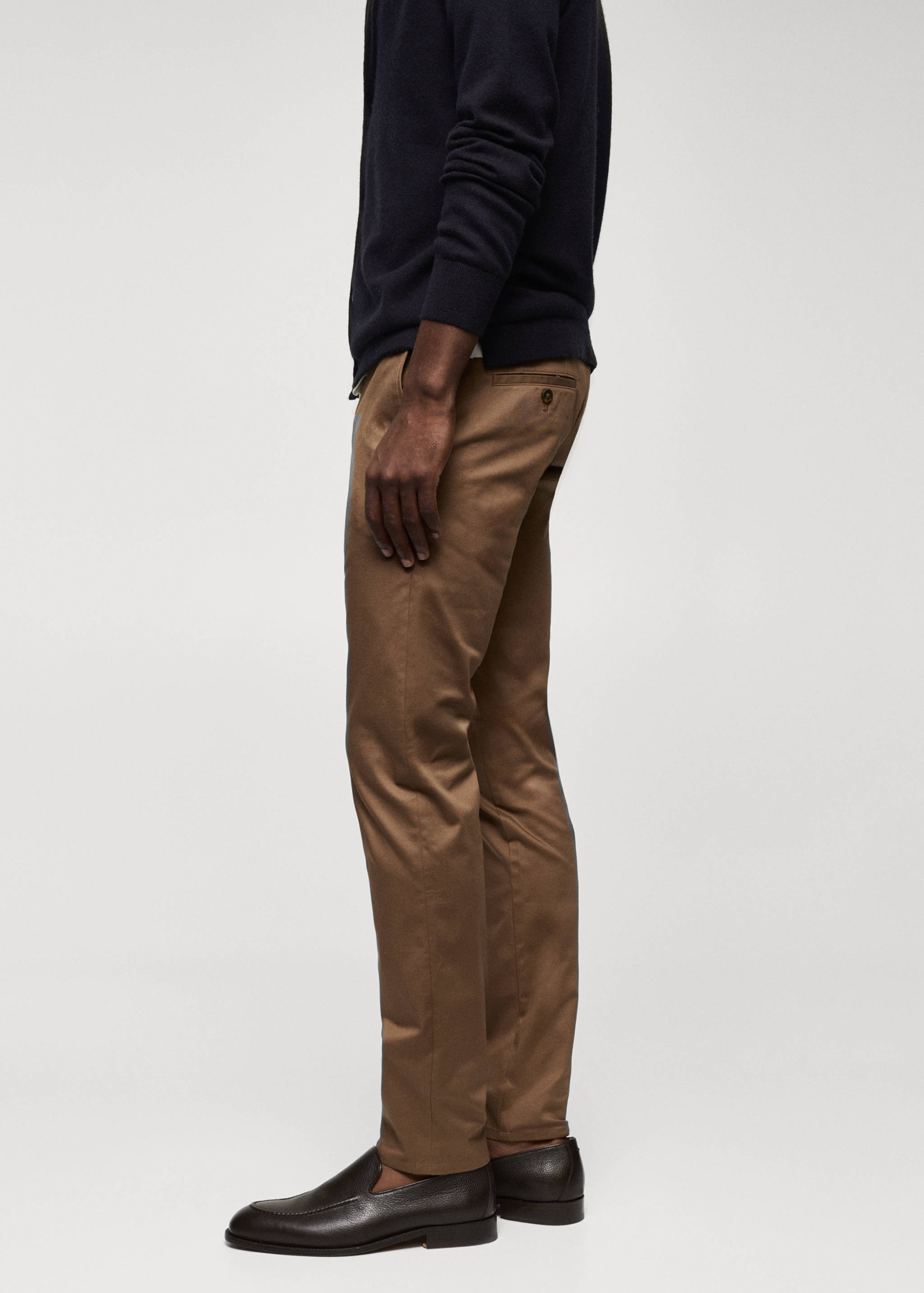 Skinny cotton chino trousers - Details of the article 2