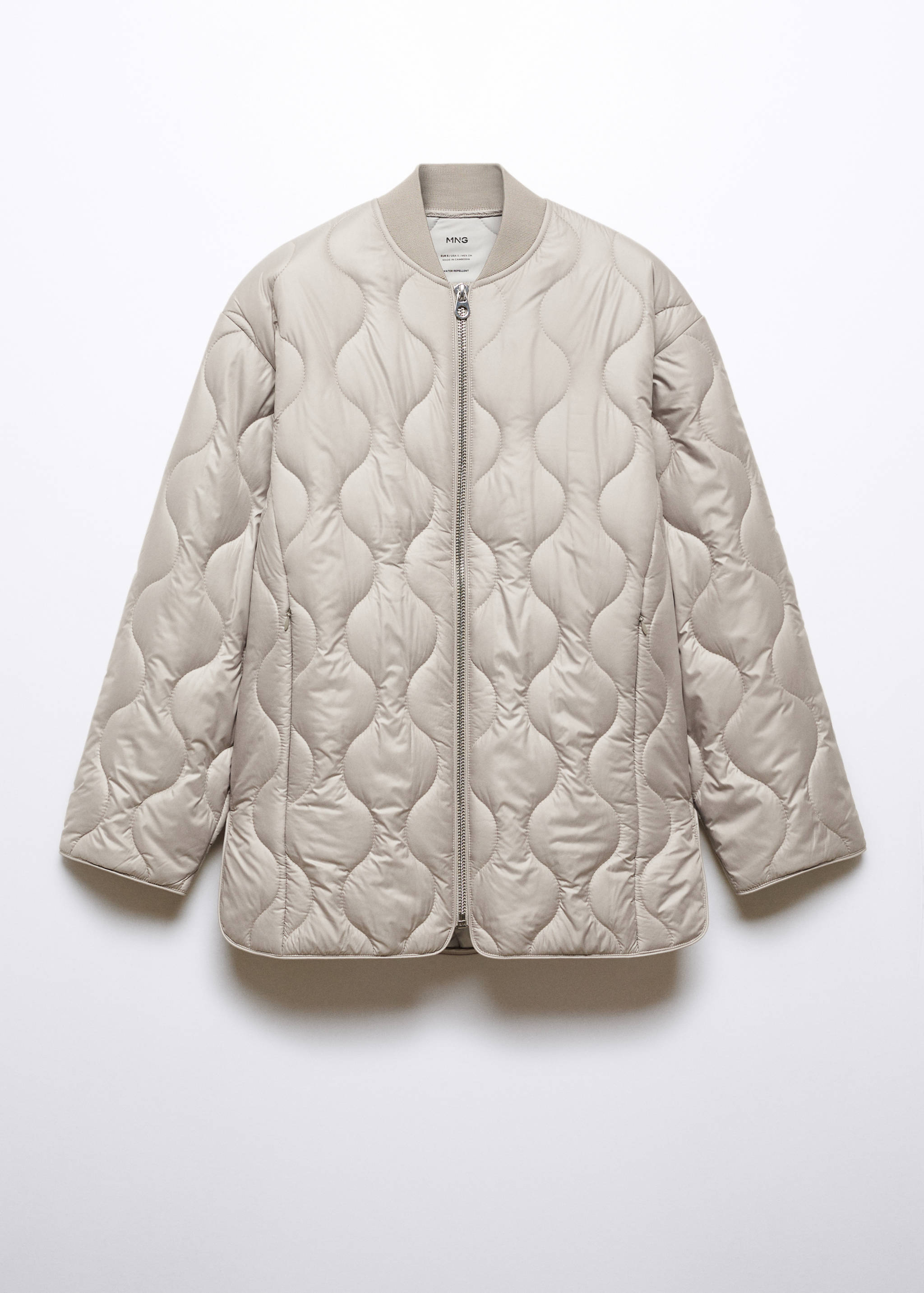 Oversized waterproof puffer coat - Article without model