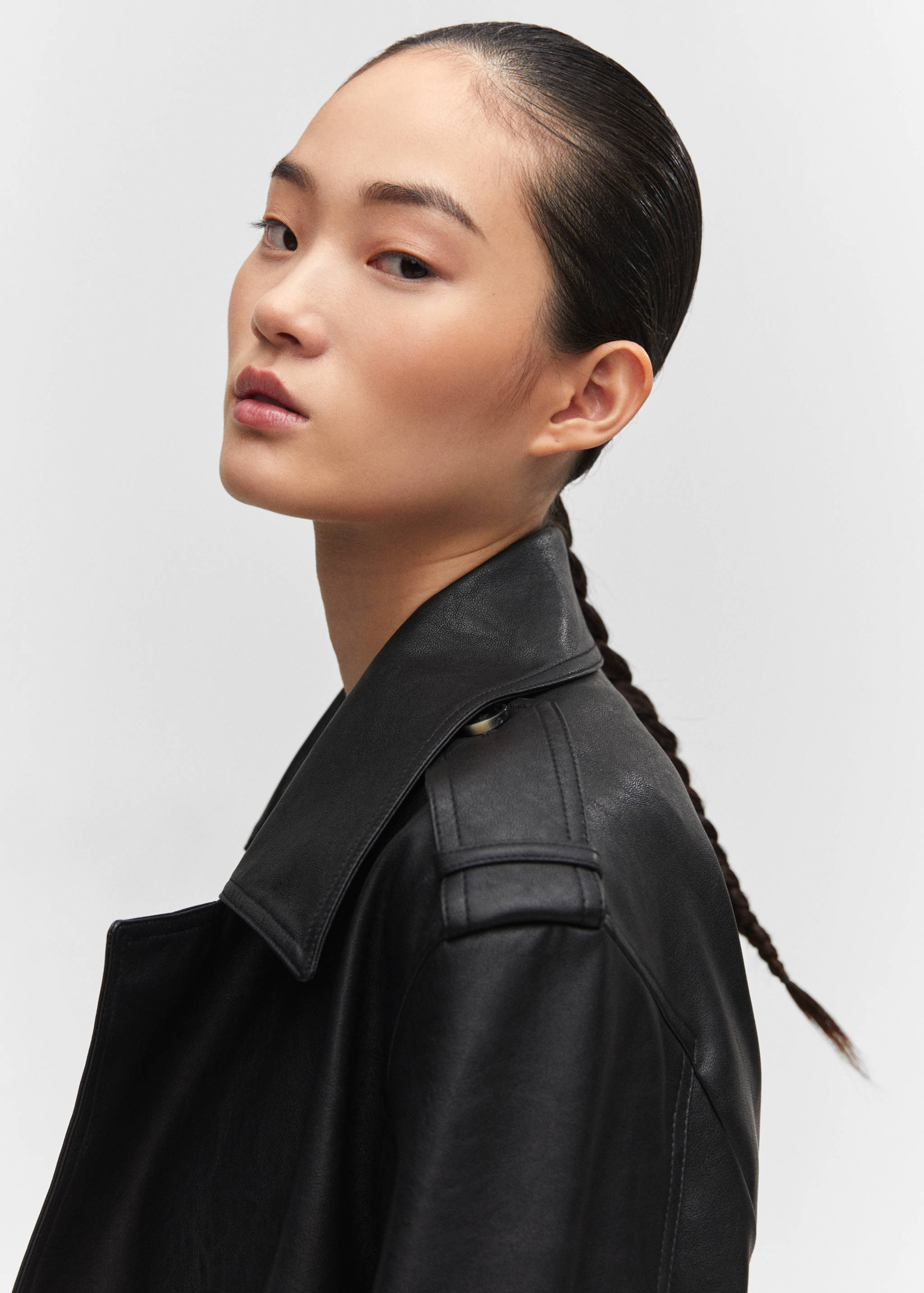 Trench oversize efecto piel - Detalle del artículo 1