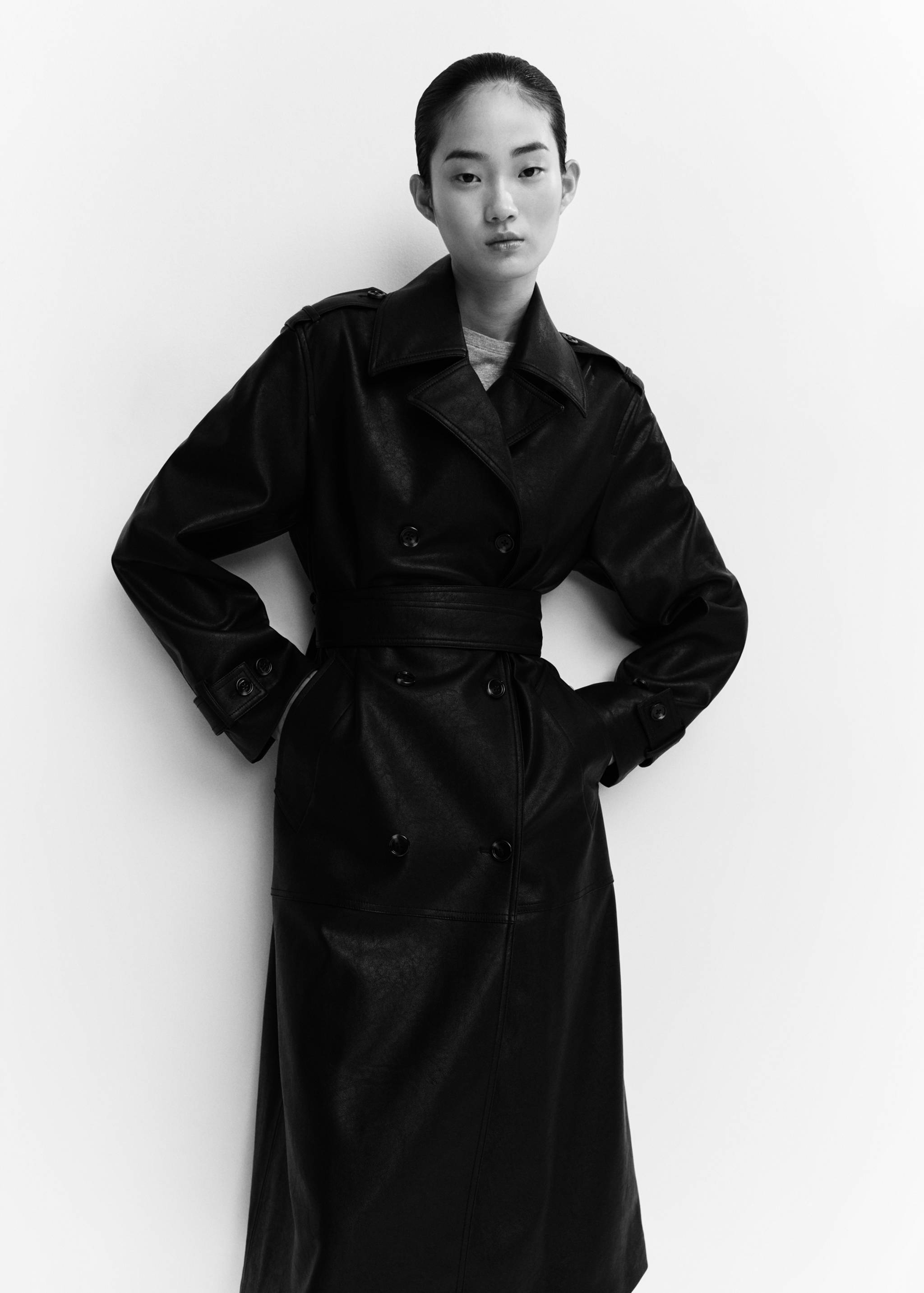 Trench oversize efecto piel - Detalle del artículo 6