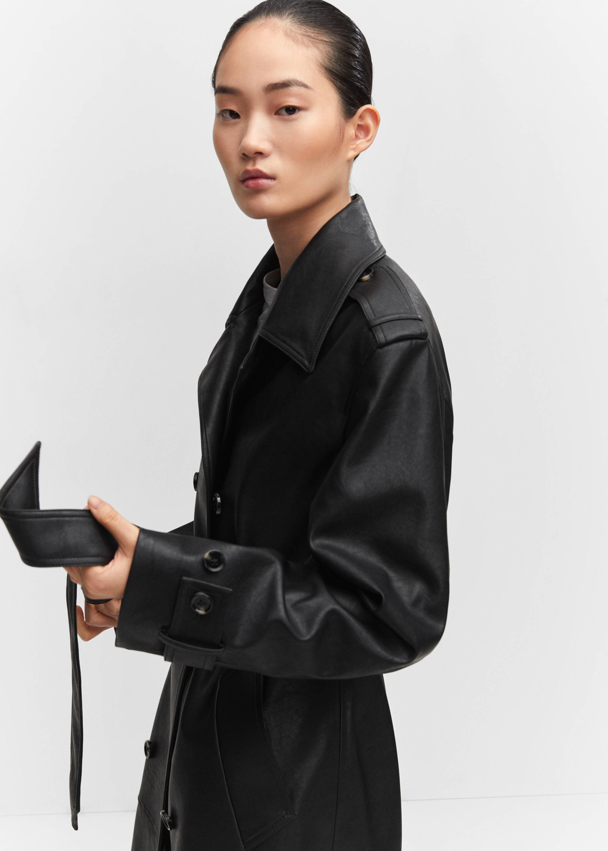 Trench oversize efecto piel - Detalle del artículo 2