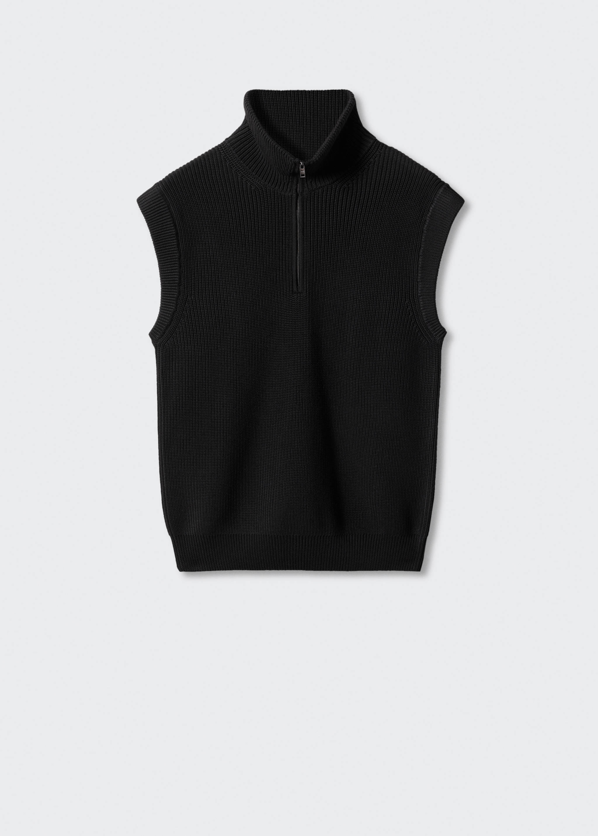 Chaleco cuello perkins cremallera - Artículo sin modelo