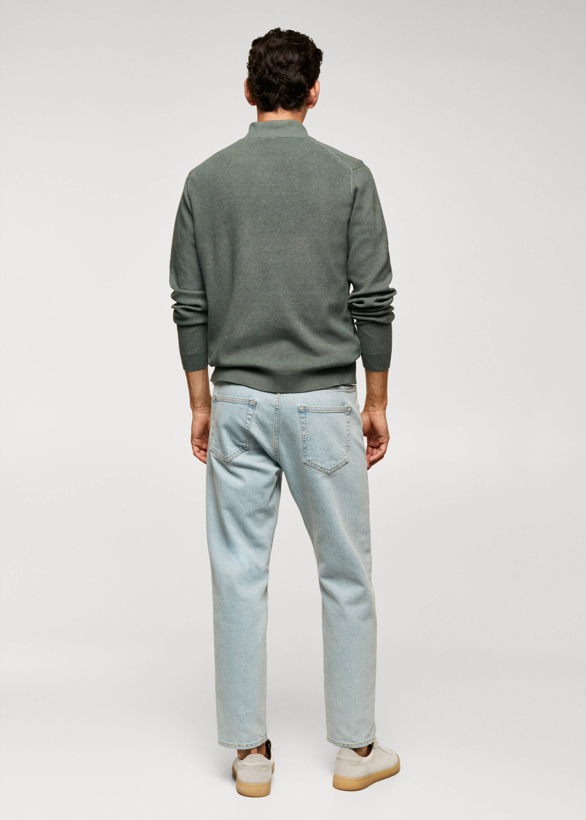 Perkins sweater with cowl neck - Reverse of the article