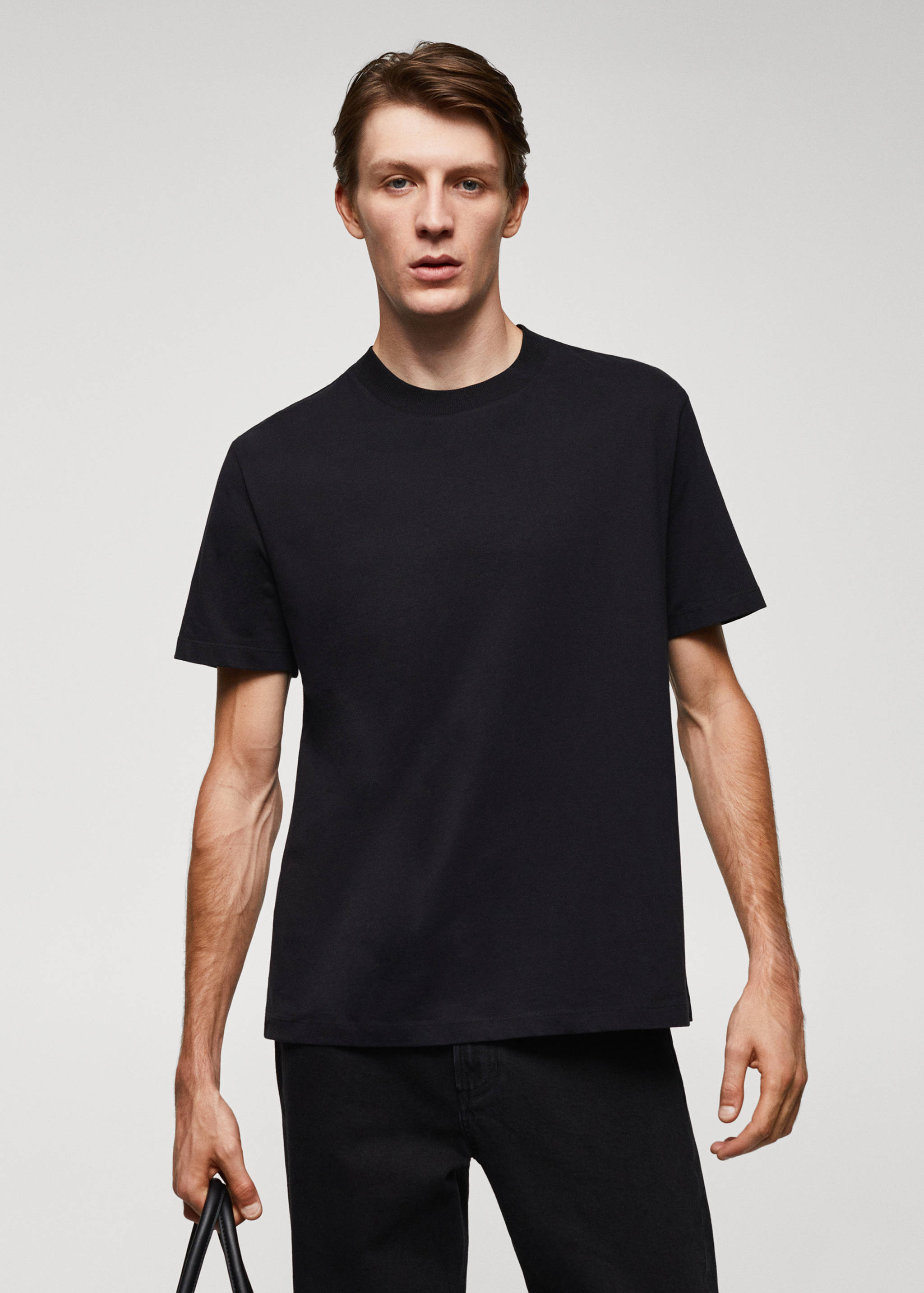 Basic 100% cotton t-shirt - Medium plane