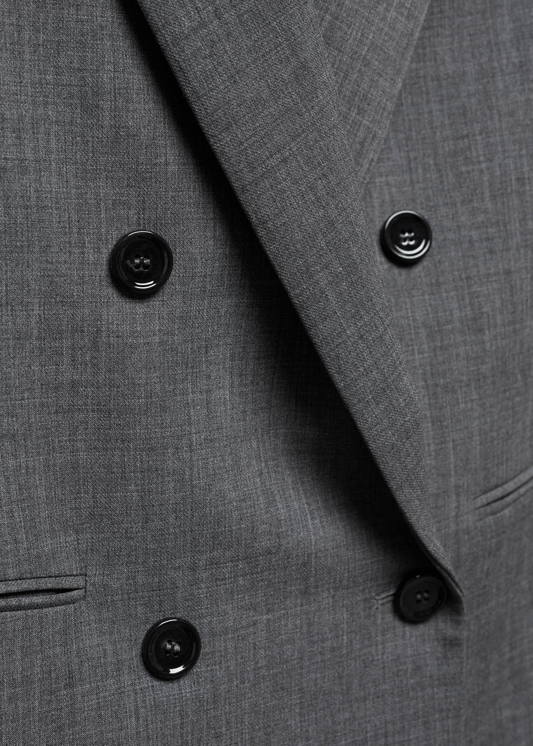 Double-breasted cropped jacket - Details of the article 8