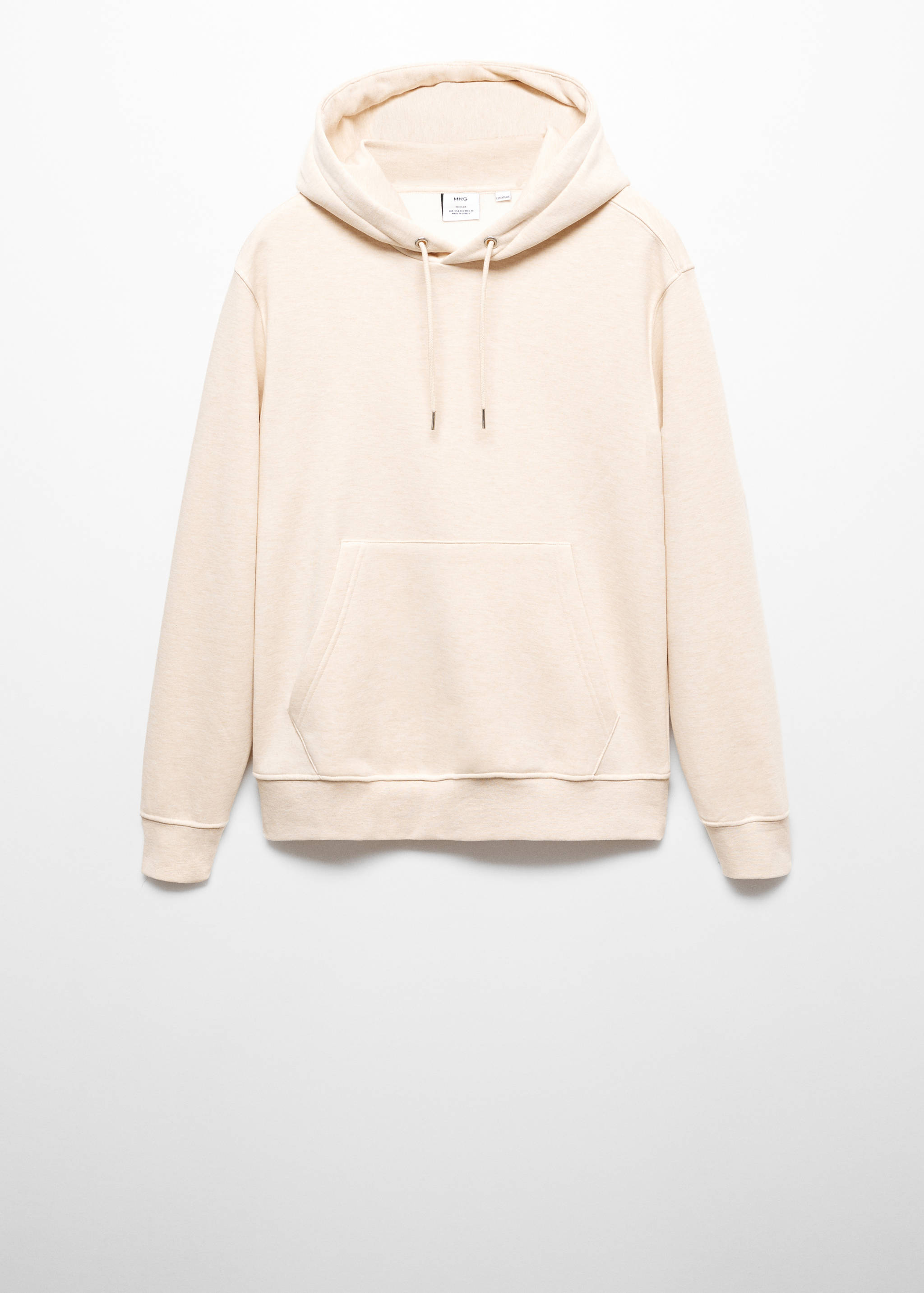 Sweat-shirt coton poche kangourou capuche - Article sans modèle