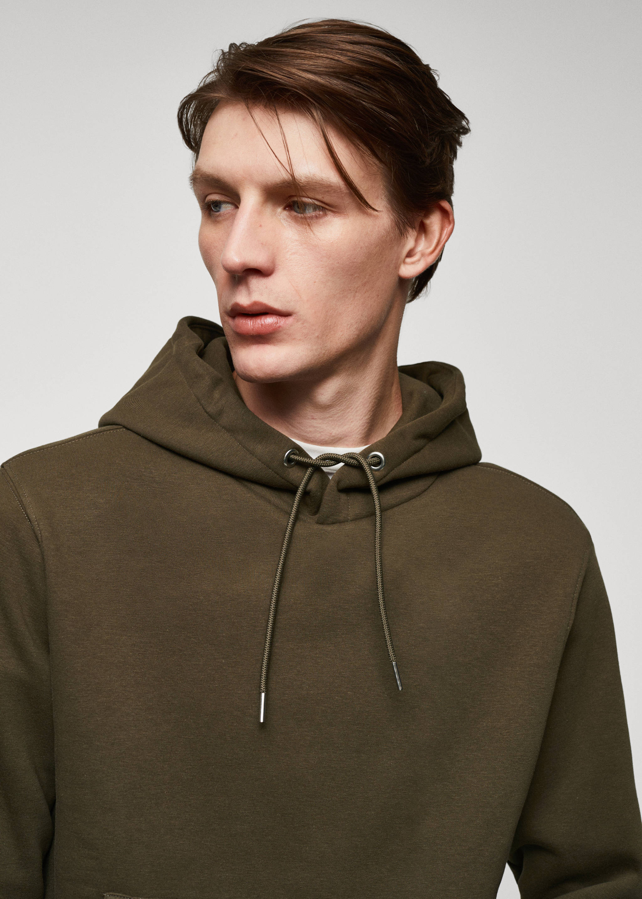 Sweat-shirt coton poche kangourou capuche - Détail de l'article 1