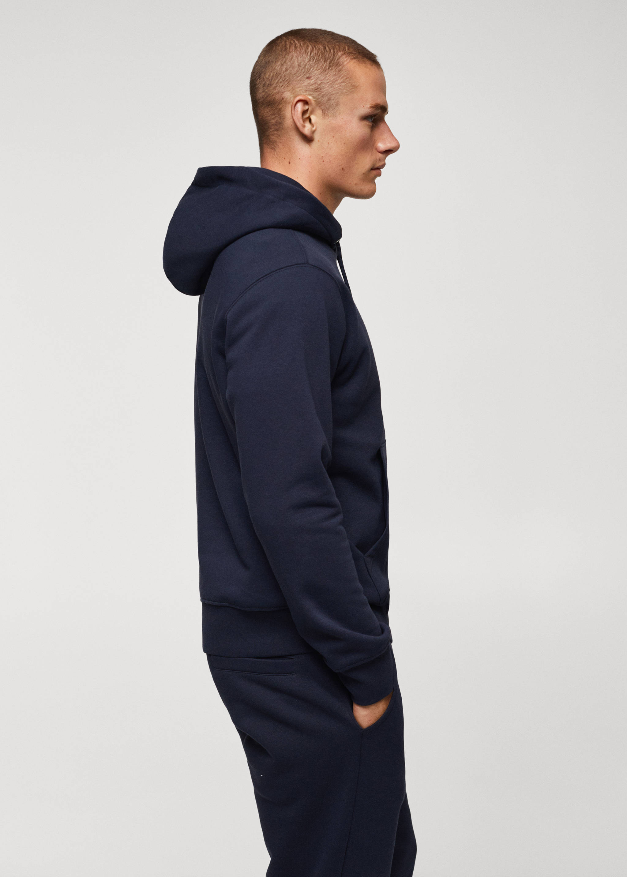 Sweat-shirt coton poche kangourou capuche - Détail de l'article 2