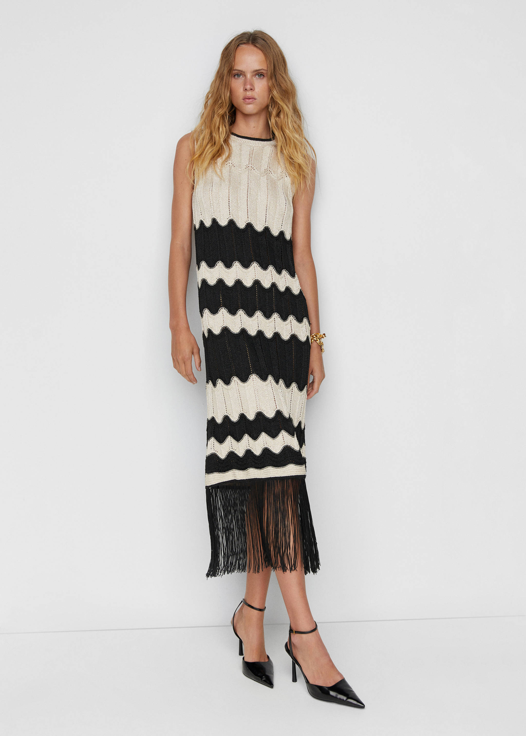 Robe base frangée - Plan général