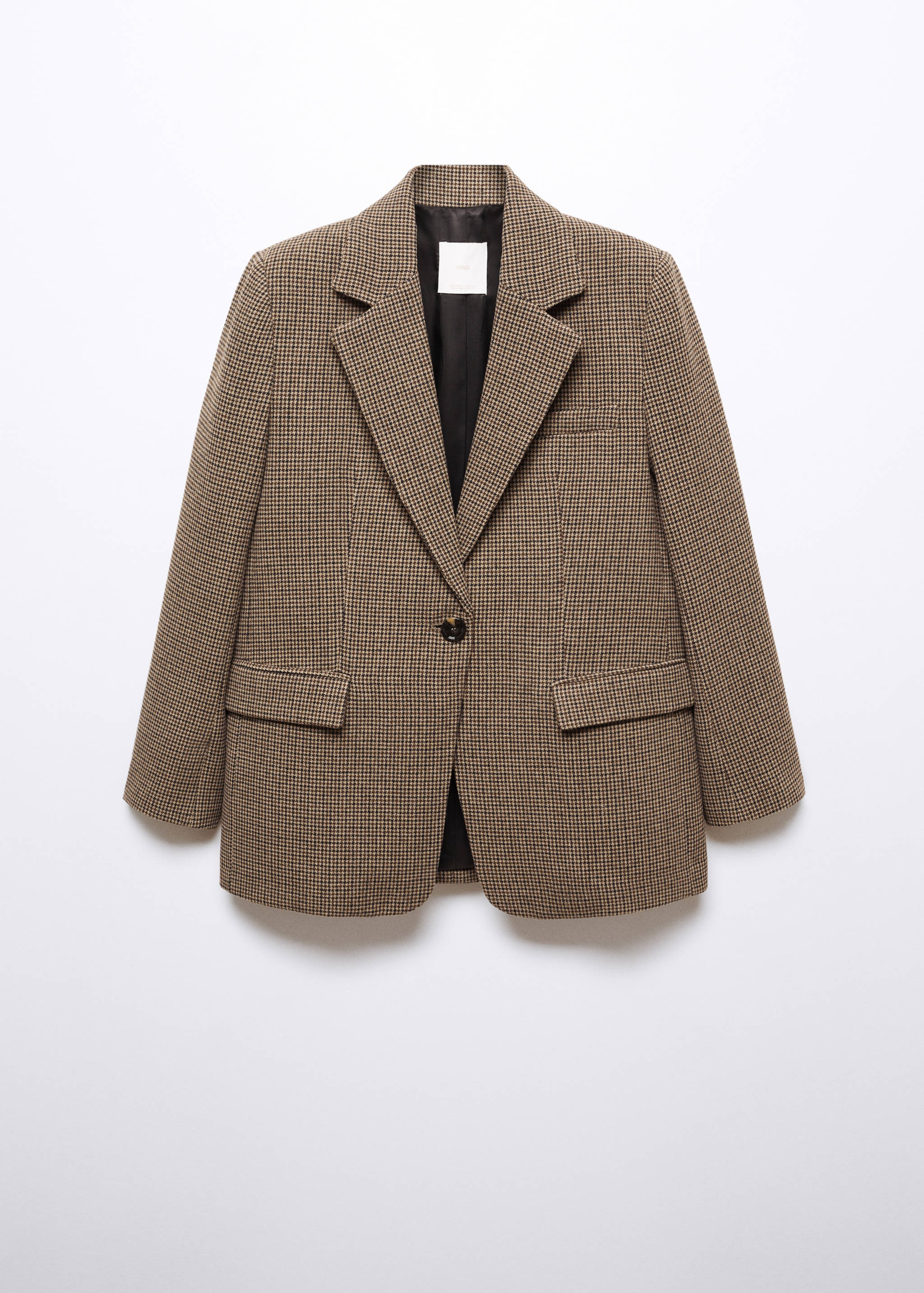Lapels Houndstooth suit blazer - Article without model