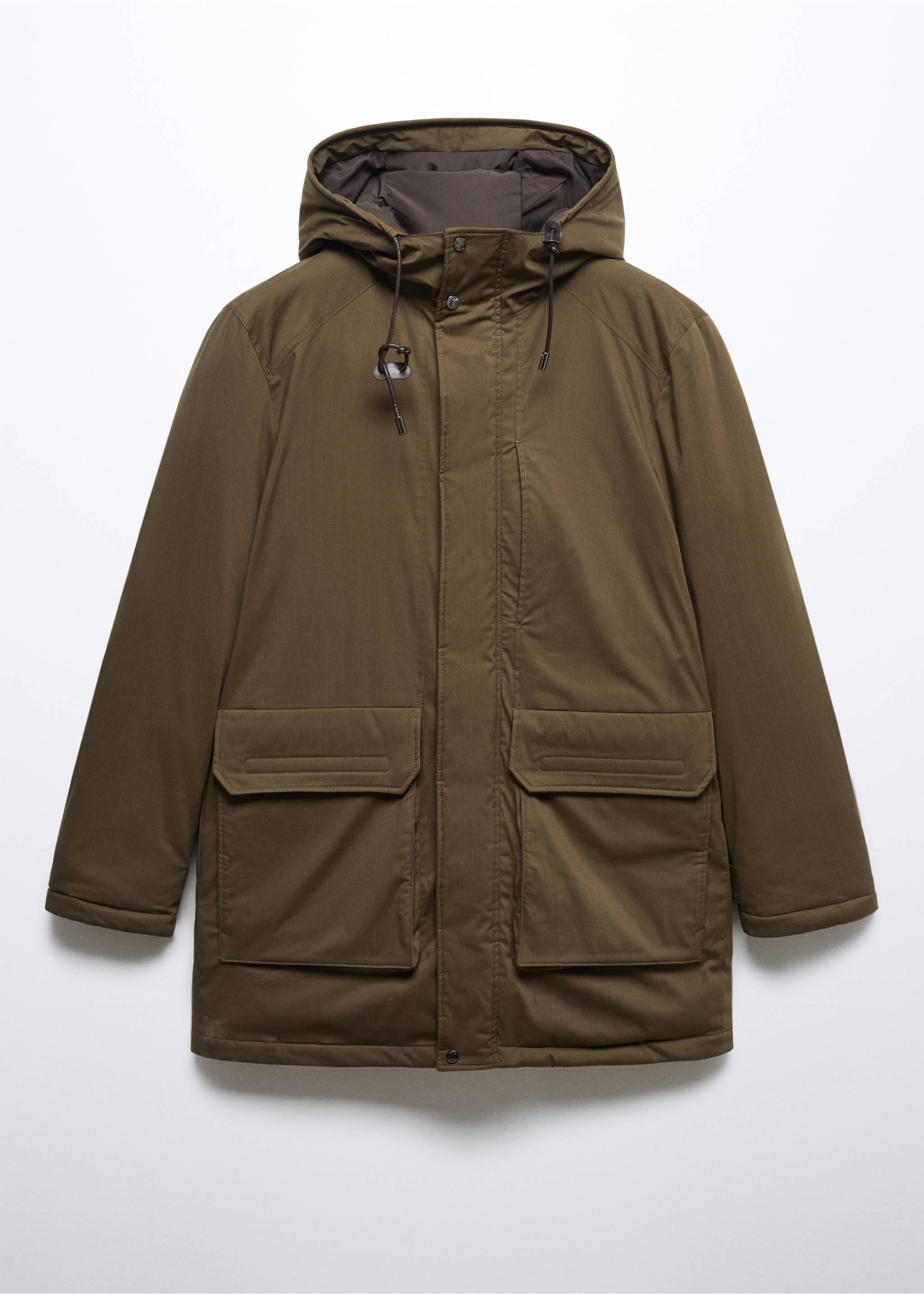 Parka acolchada tejido termorregulador - Artículo sin modelo, Khaki. Ref: 57057705-00.