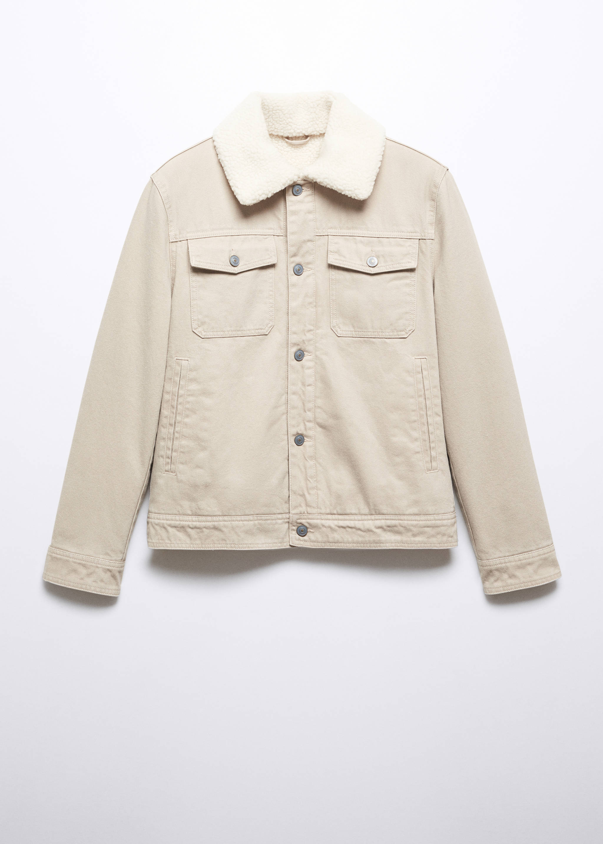 Shearling denim jacket - Article without model