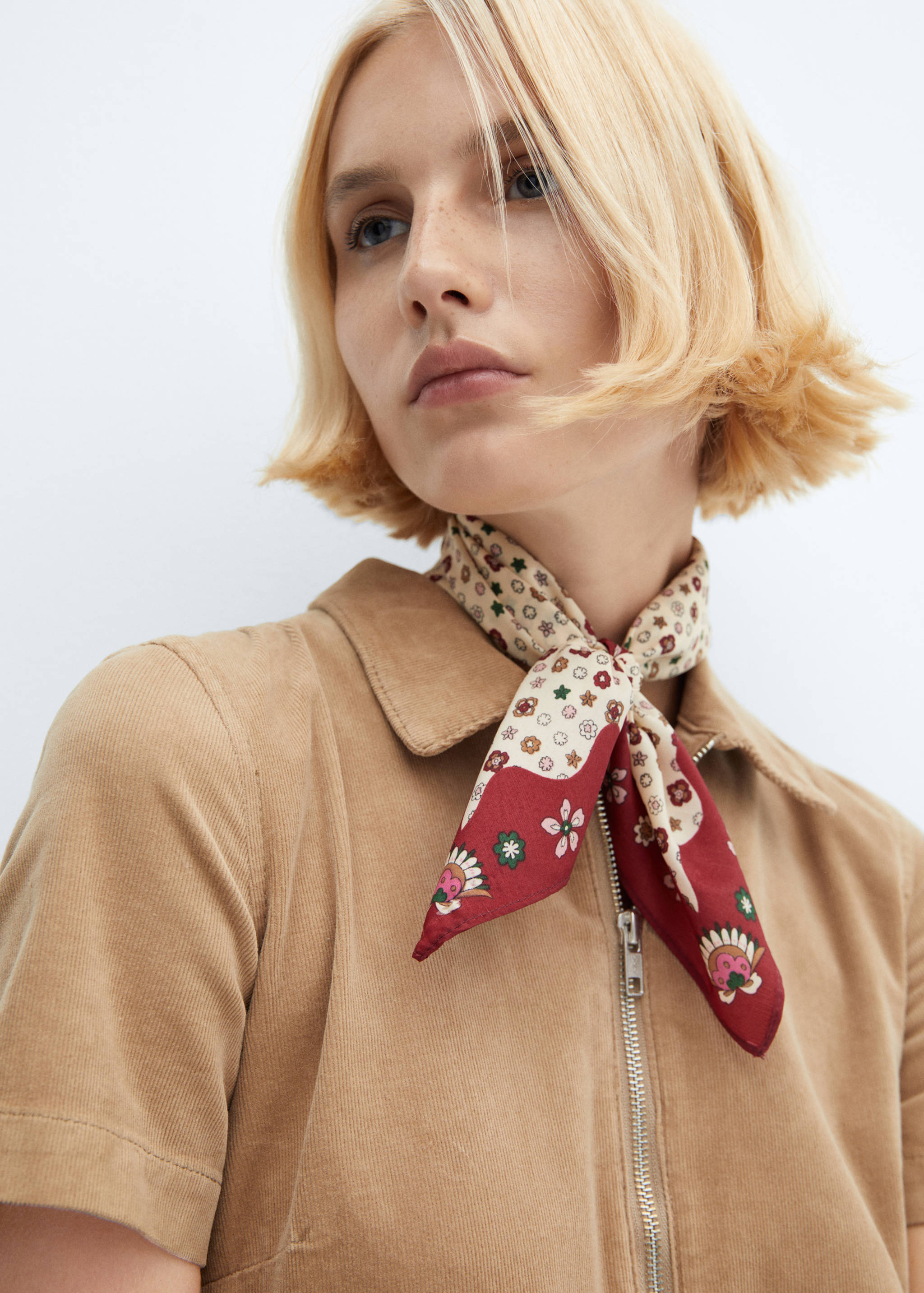 Combinaison velours côtelé fermeture Éclair - Détail de l'article 1