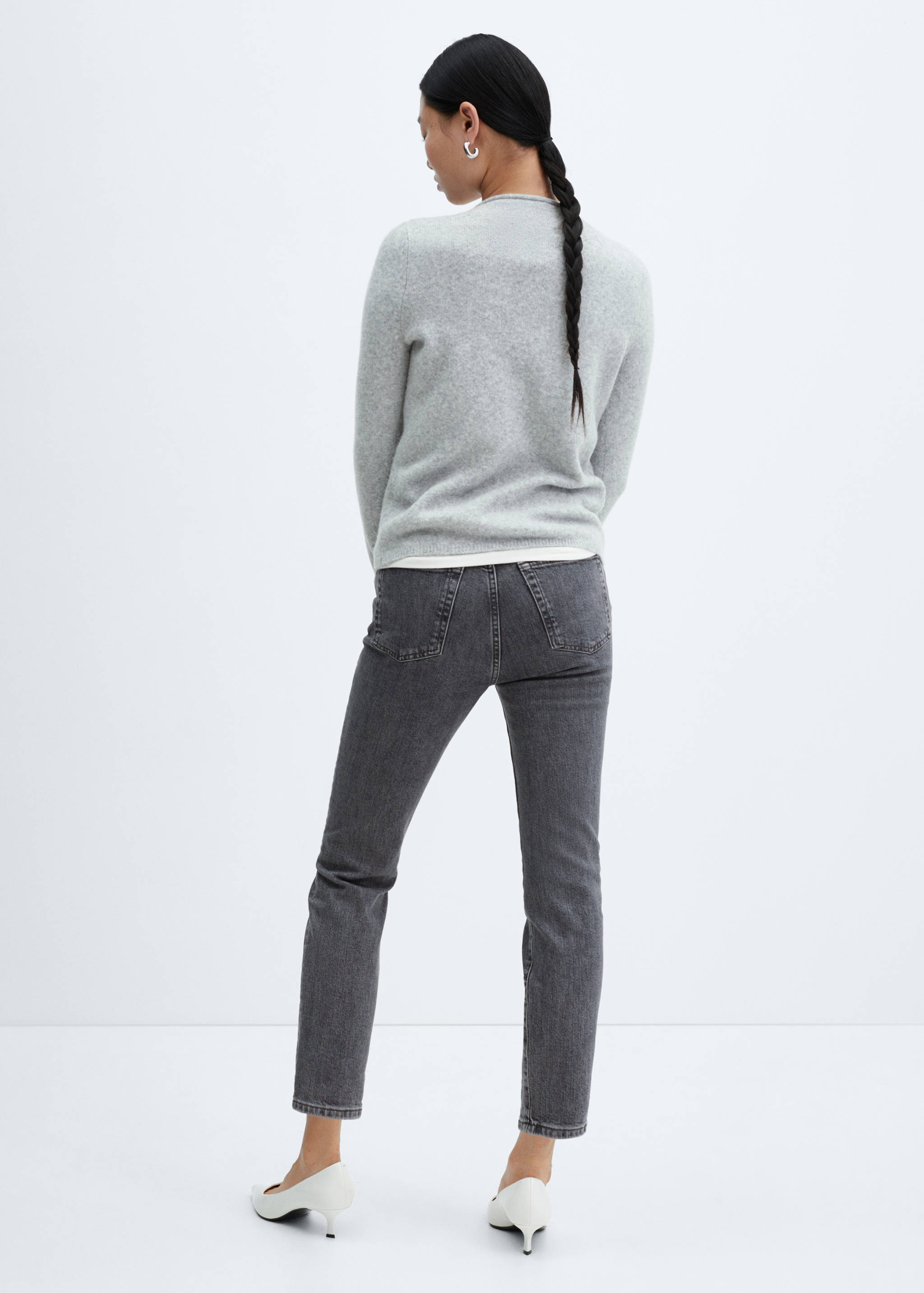 Jeans Claudia slim crop - Reverso del artículo