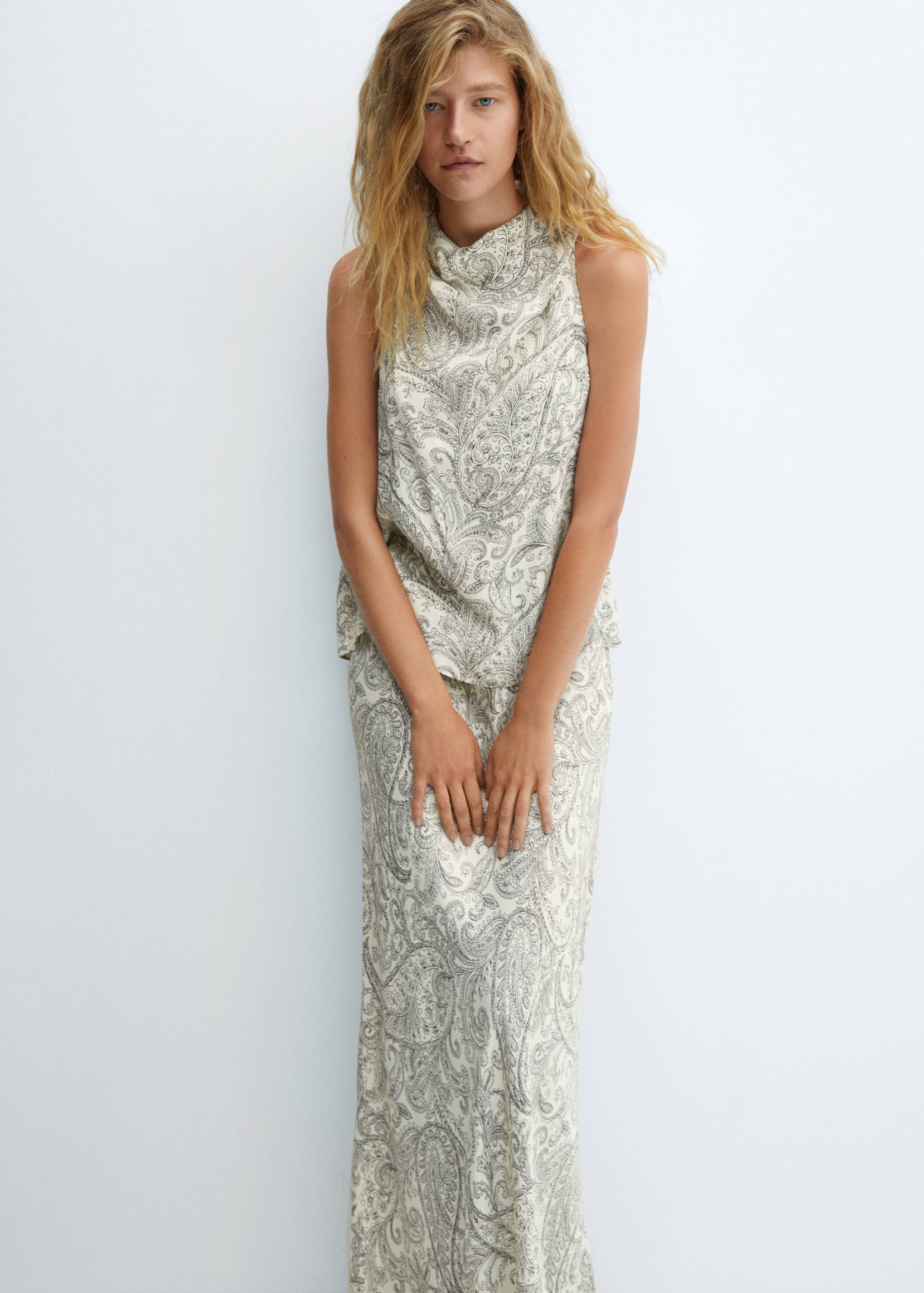 Paisley print top - Medium plane