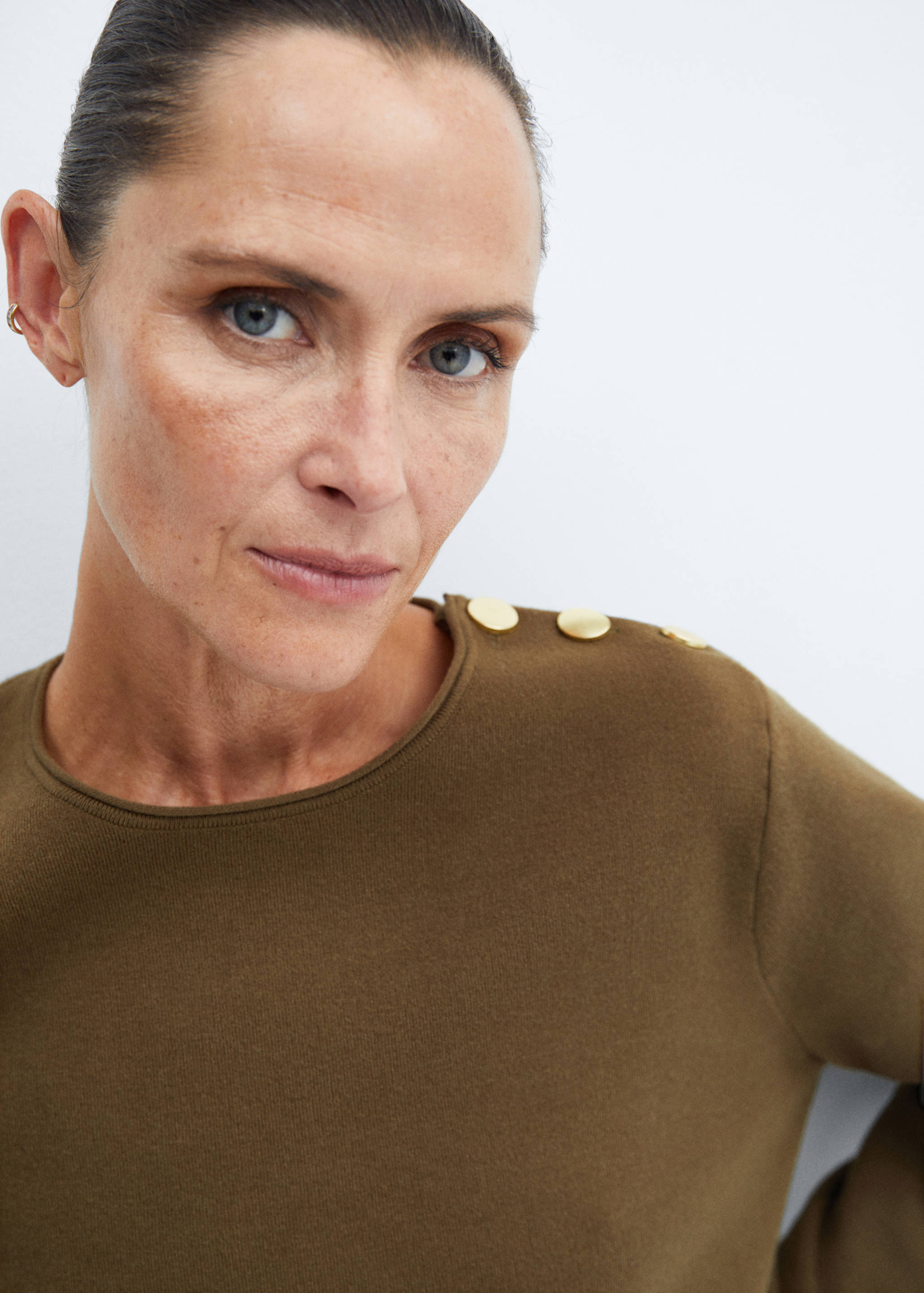 Pull-over boutons épaule - Détail de l'article 1