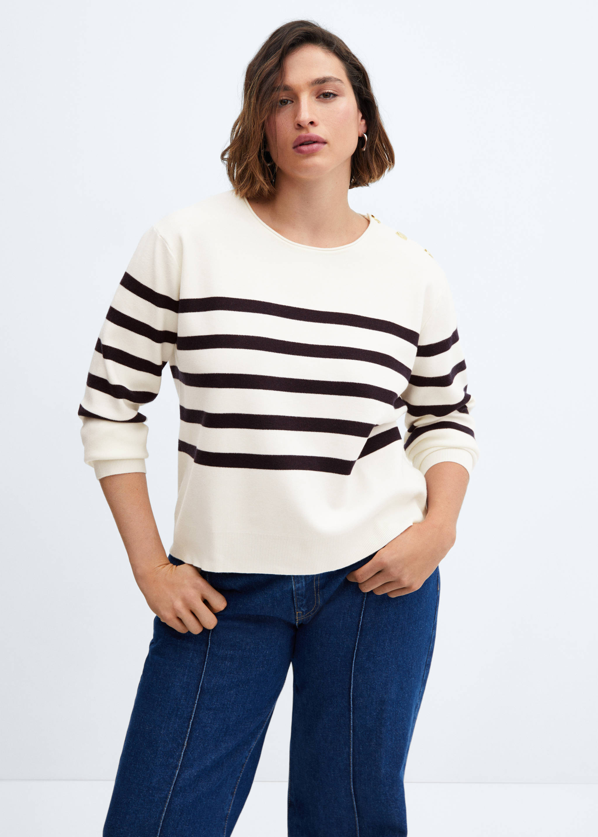 Pull-over boutons épaule - Détail de l'article 5