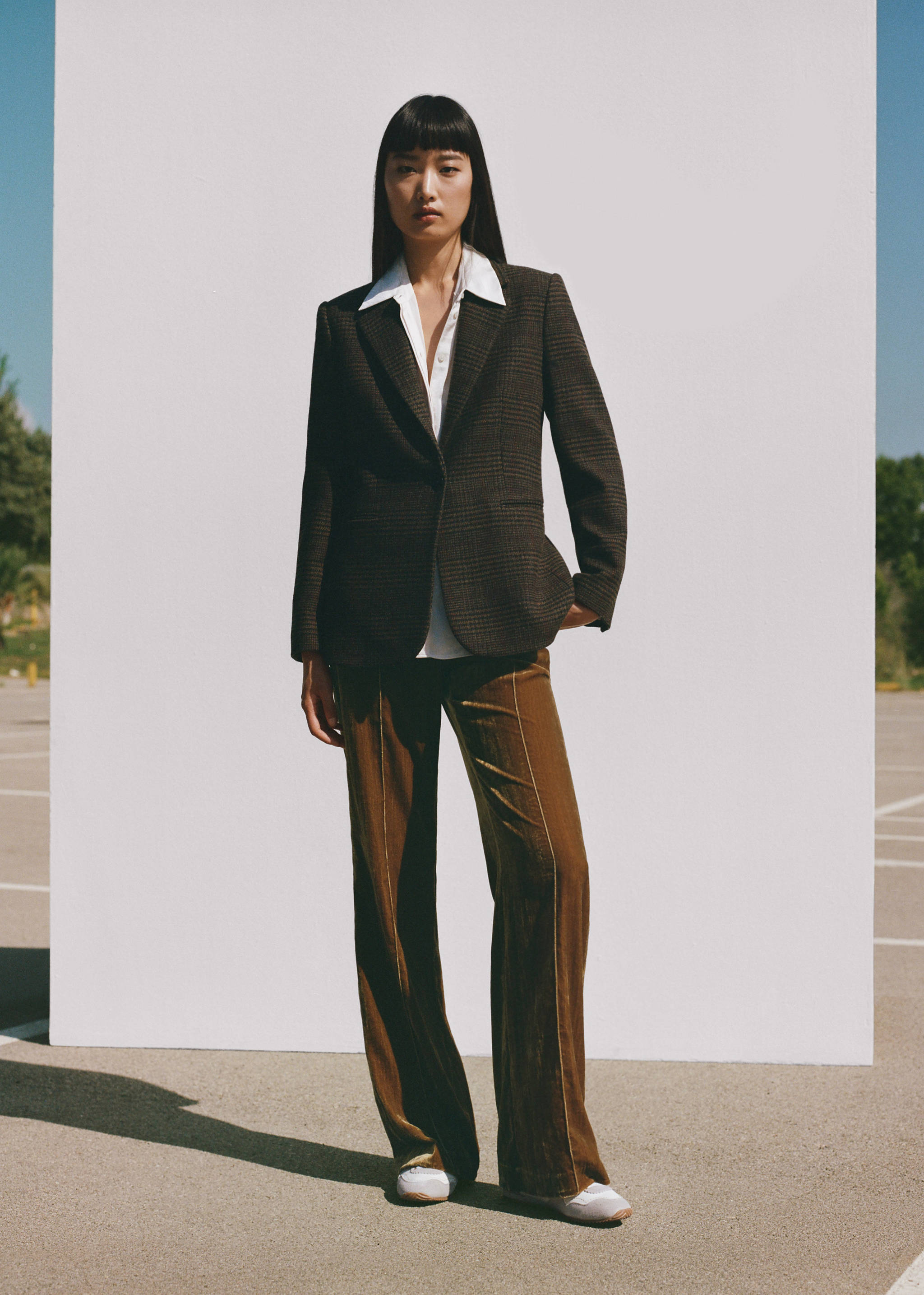 Прямой пиджак в клетку - Деталь изделия 7