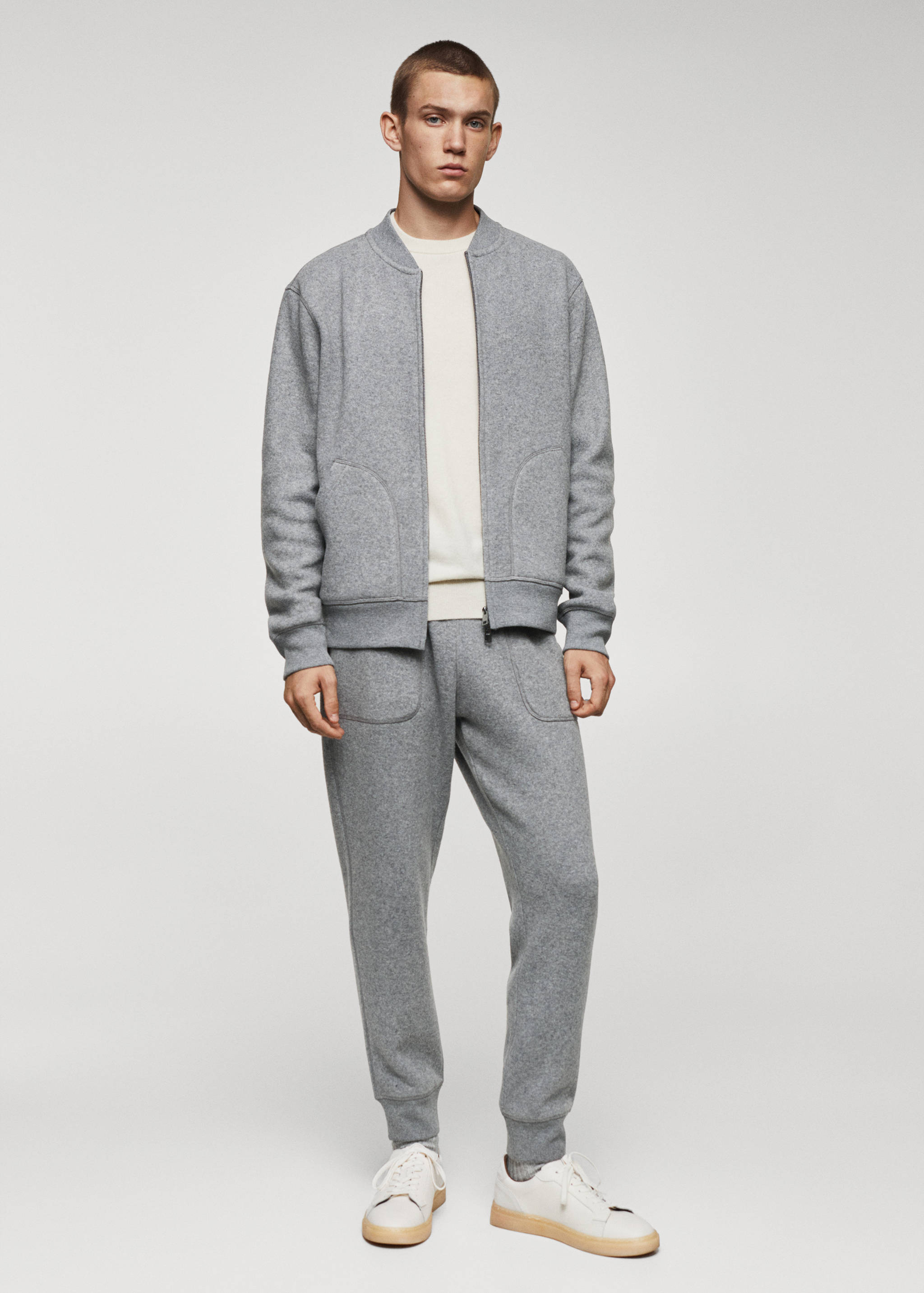 Jogging laine mélangée - Plan général