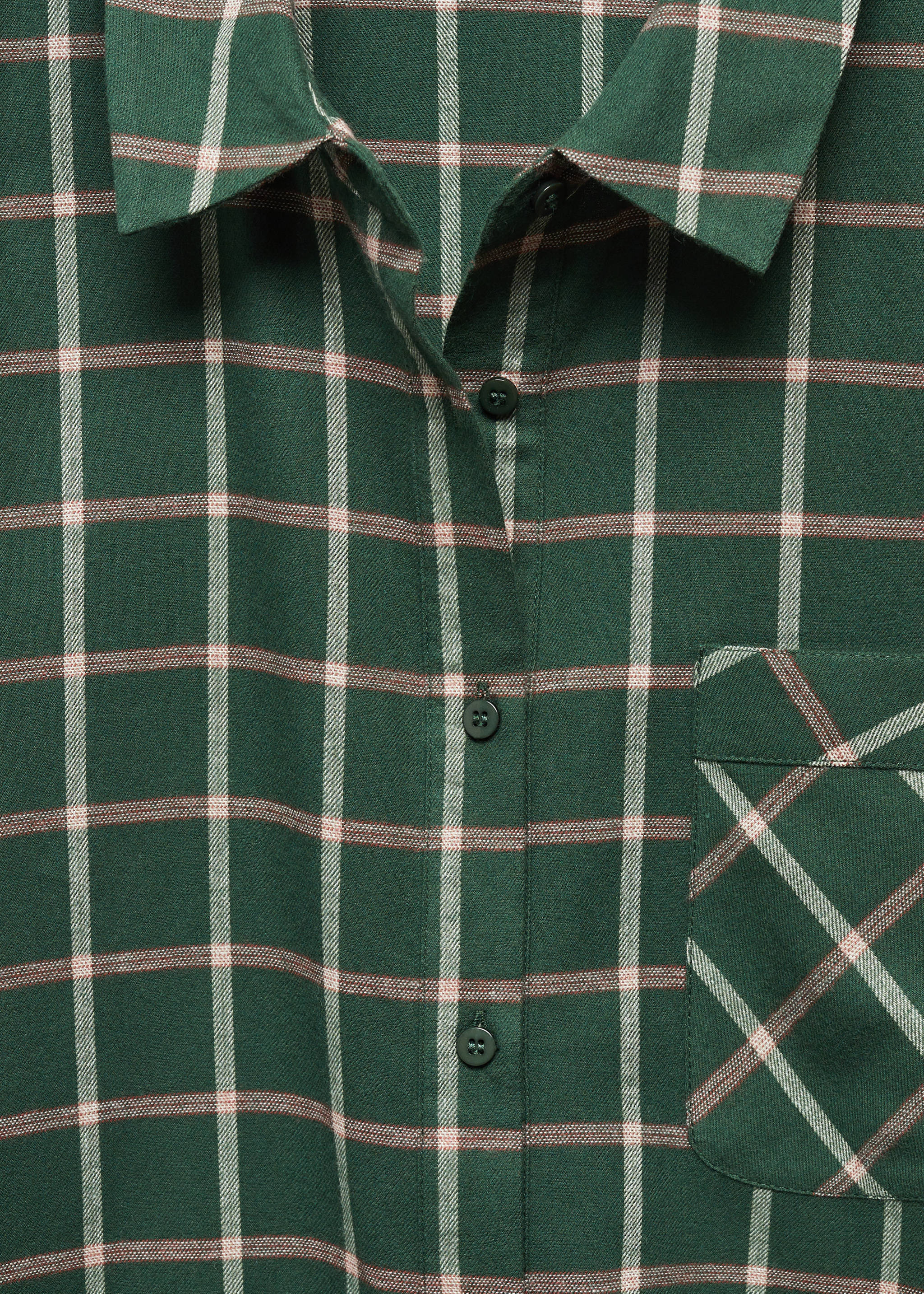 Chemise de nuit carreaux flanelle - Détail de l'article 8