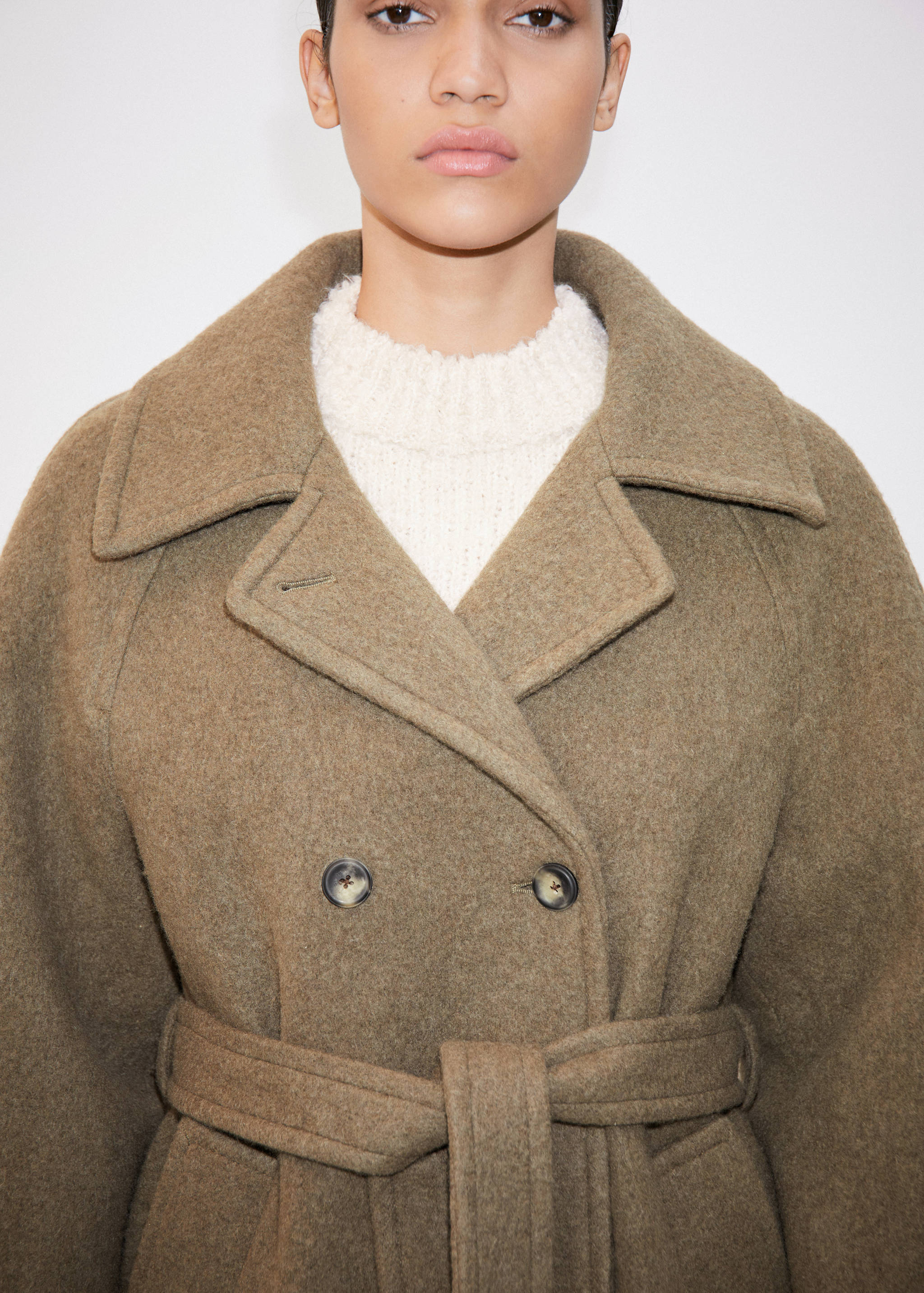 Manteau laine Manteco double boutonnage - Détail de l'article 1