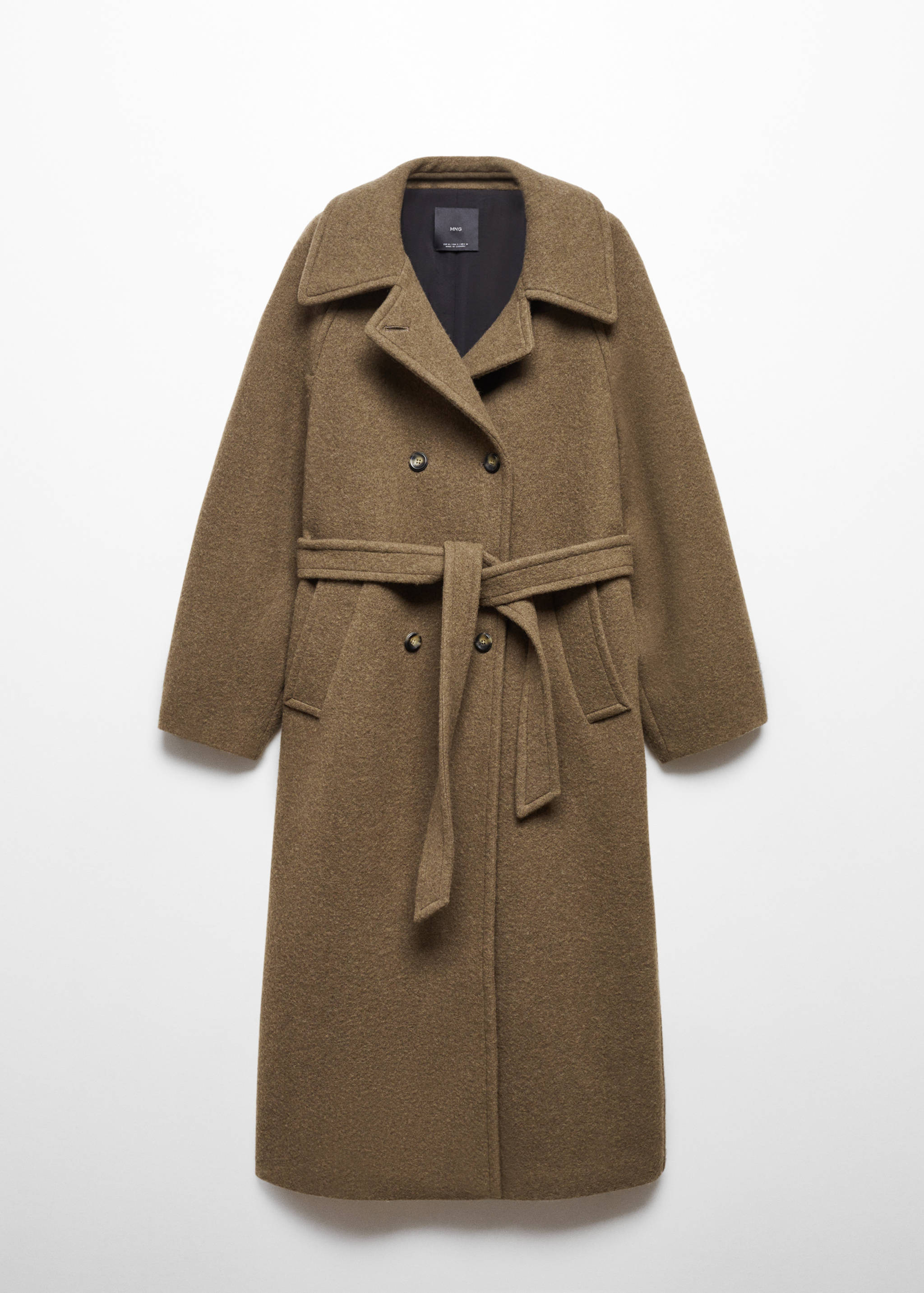 Manteco wool double-breasted coat - Article without model