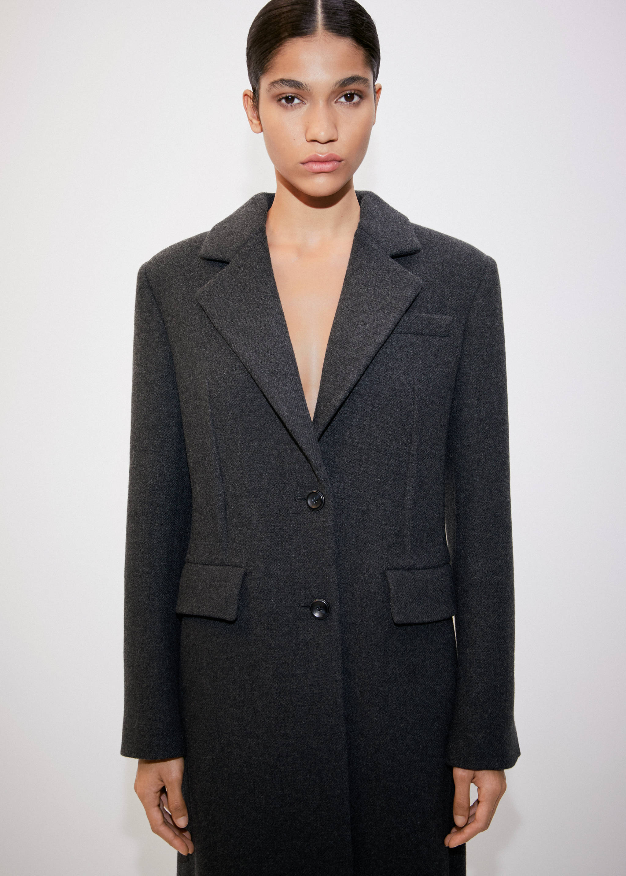 100% wool coat - Medium plane