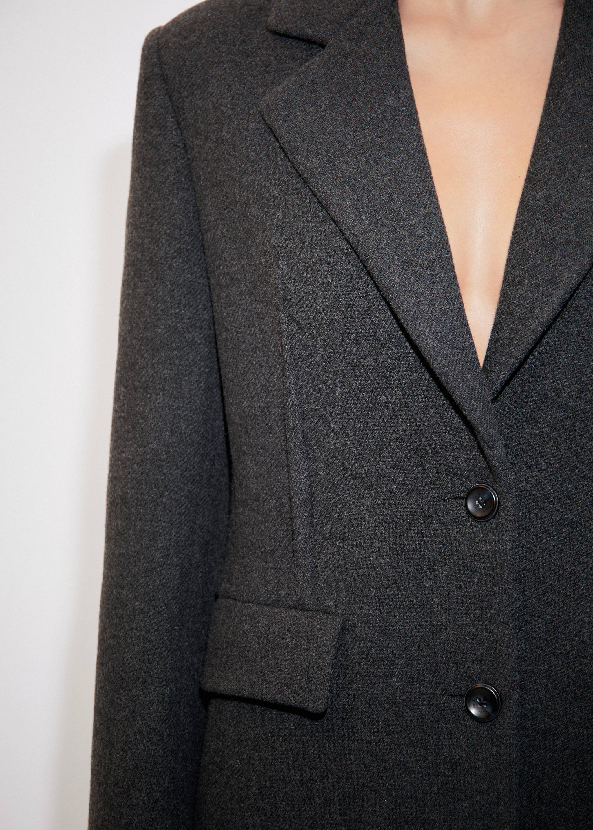 100% wool coat - Details of the article 6