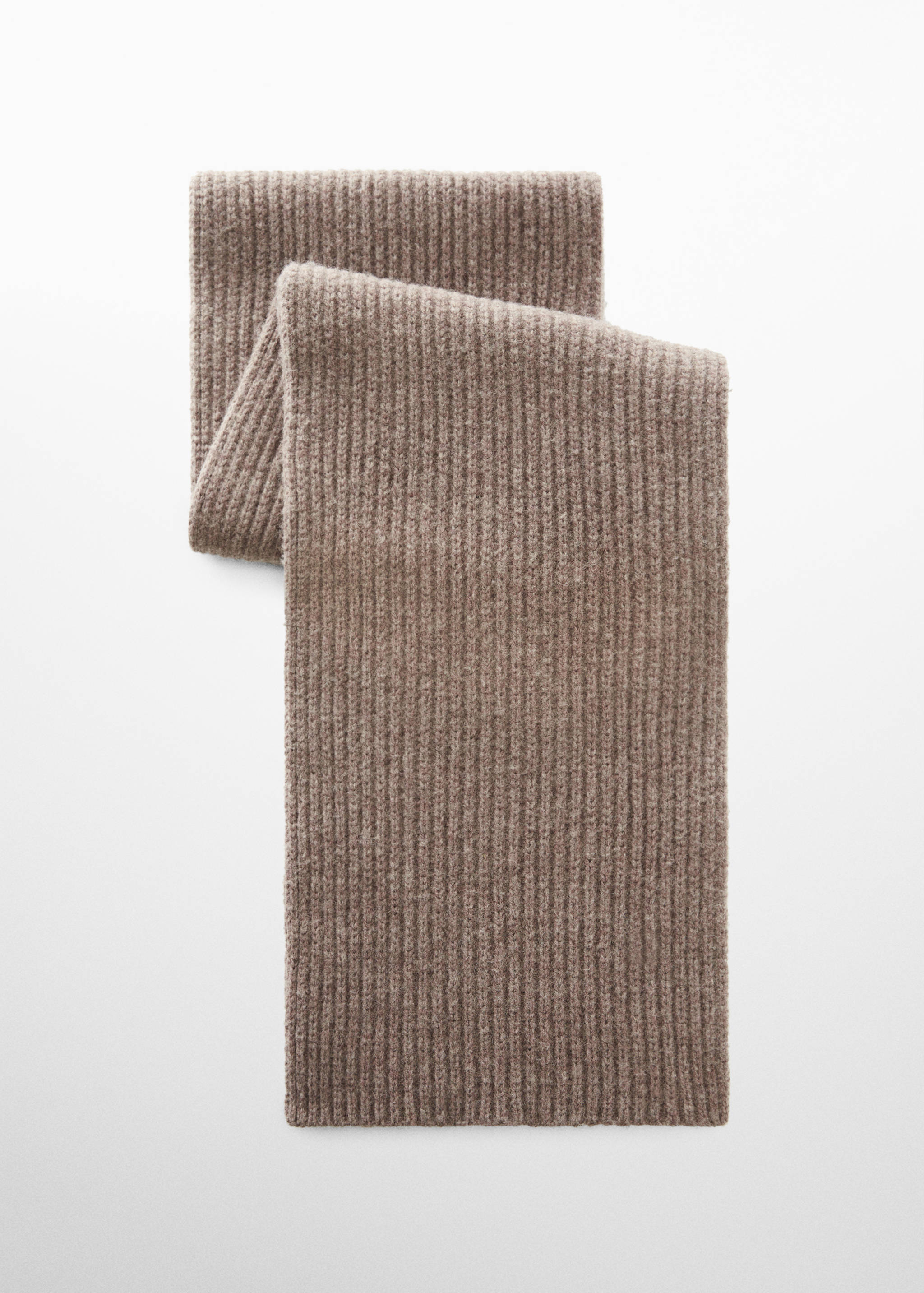 Knit wool-blend scarf - Article without model