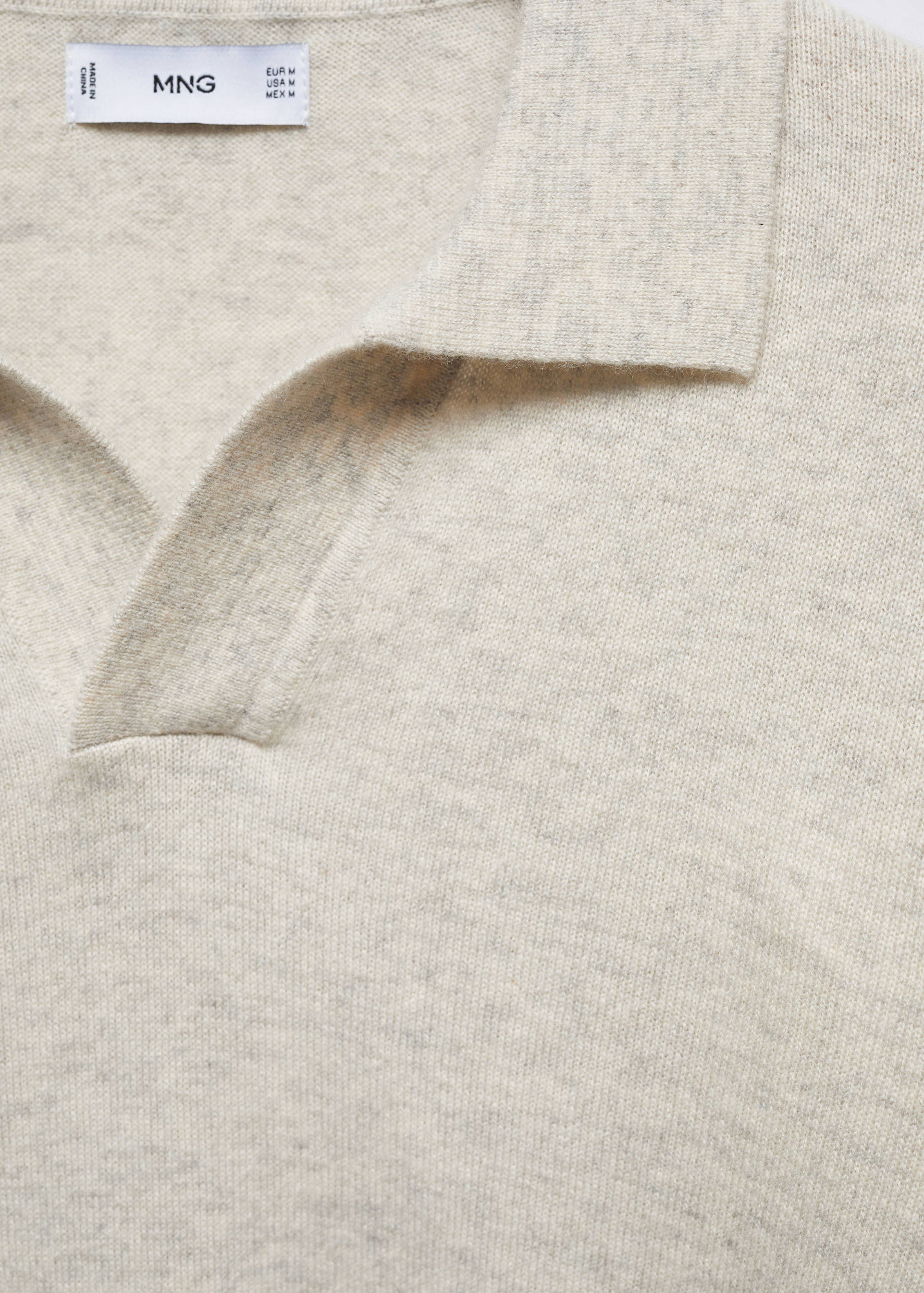 Polo maille 100 % cachemire - Détail de l'article 8