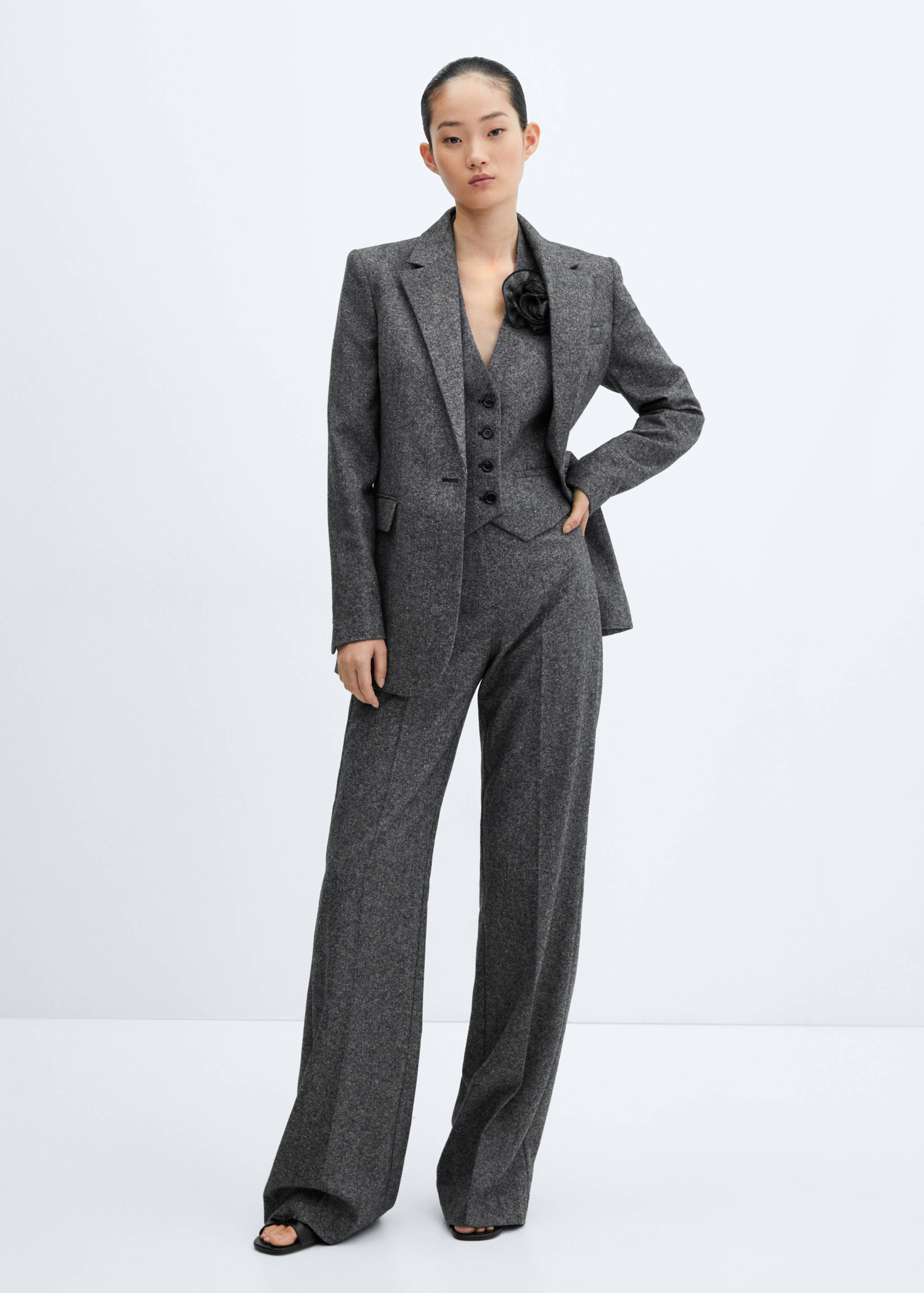 Gilet de costume laine - Plan général