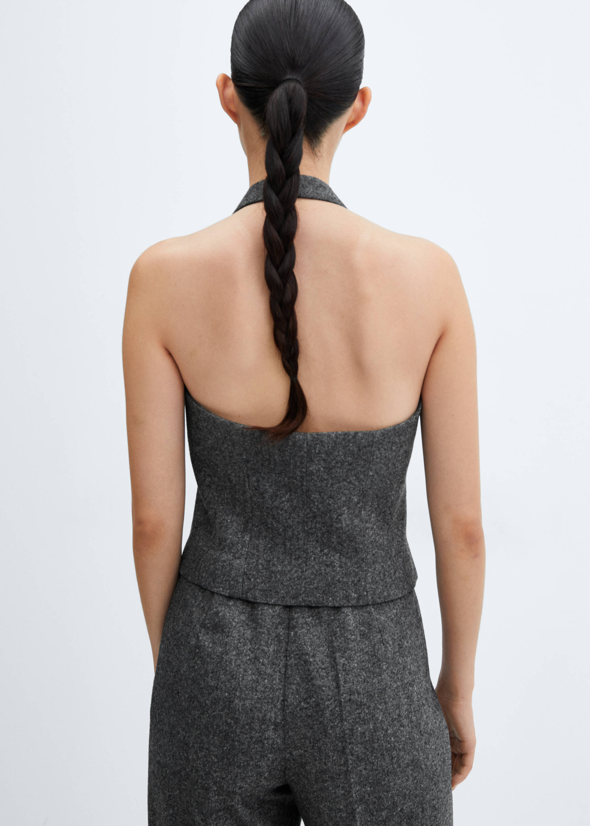 Gilet de costume laine - Verso de l’article