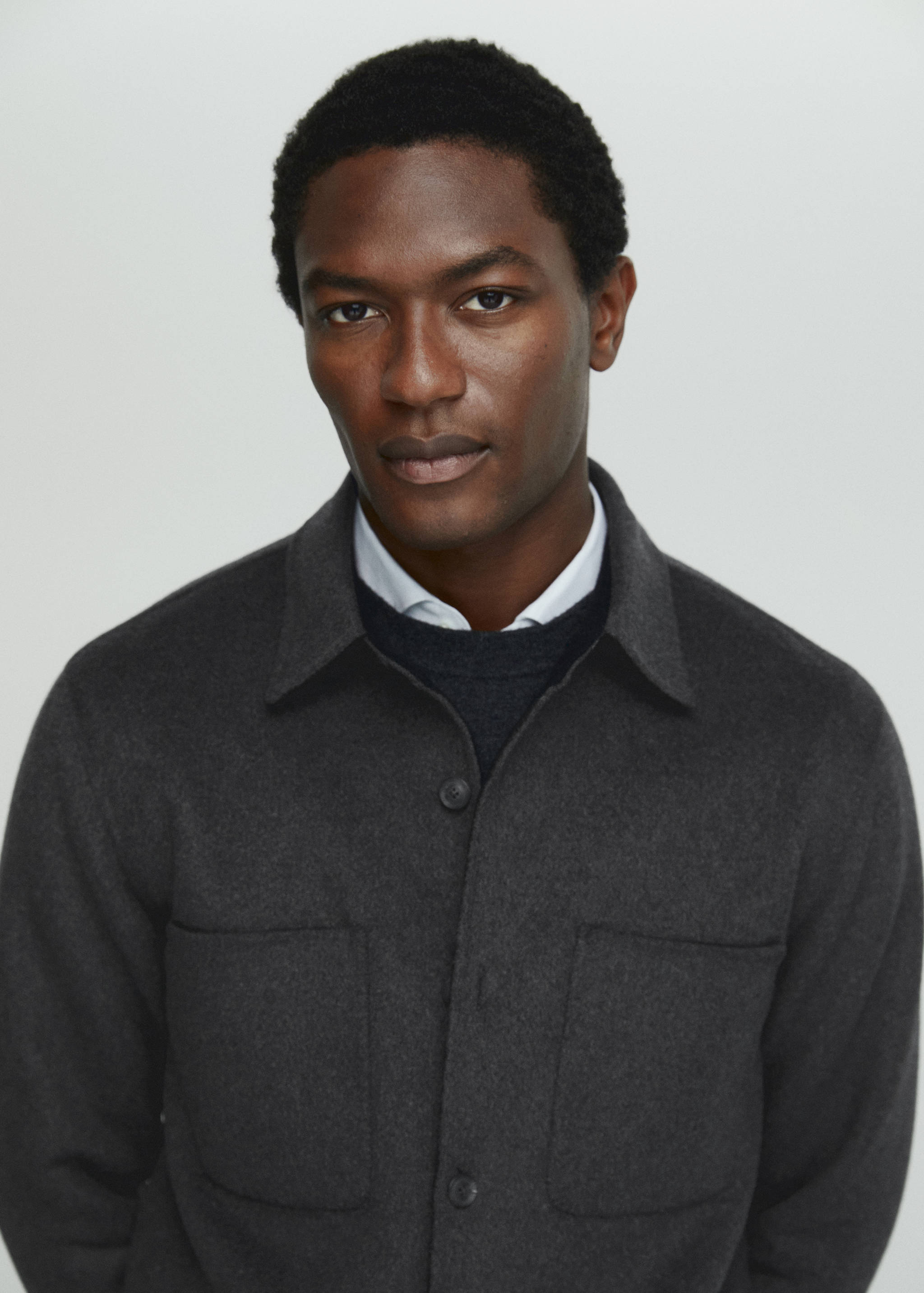 Surchemise double face laine poches - Détail de l'article 1