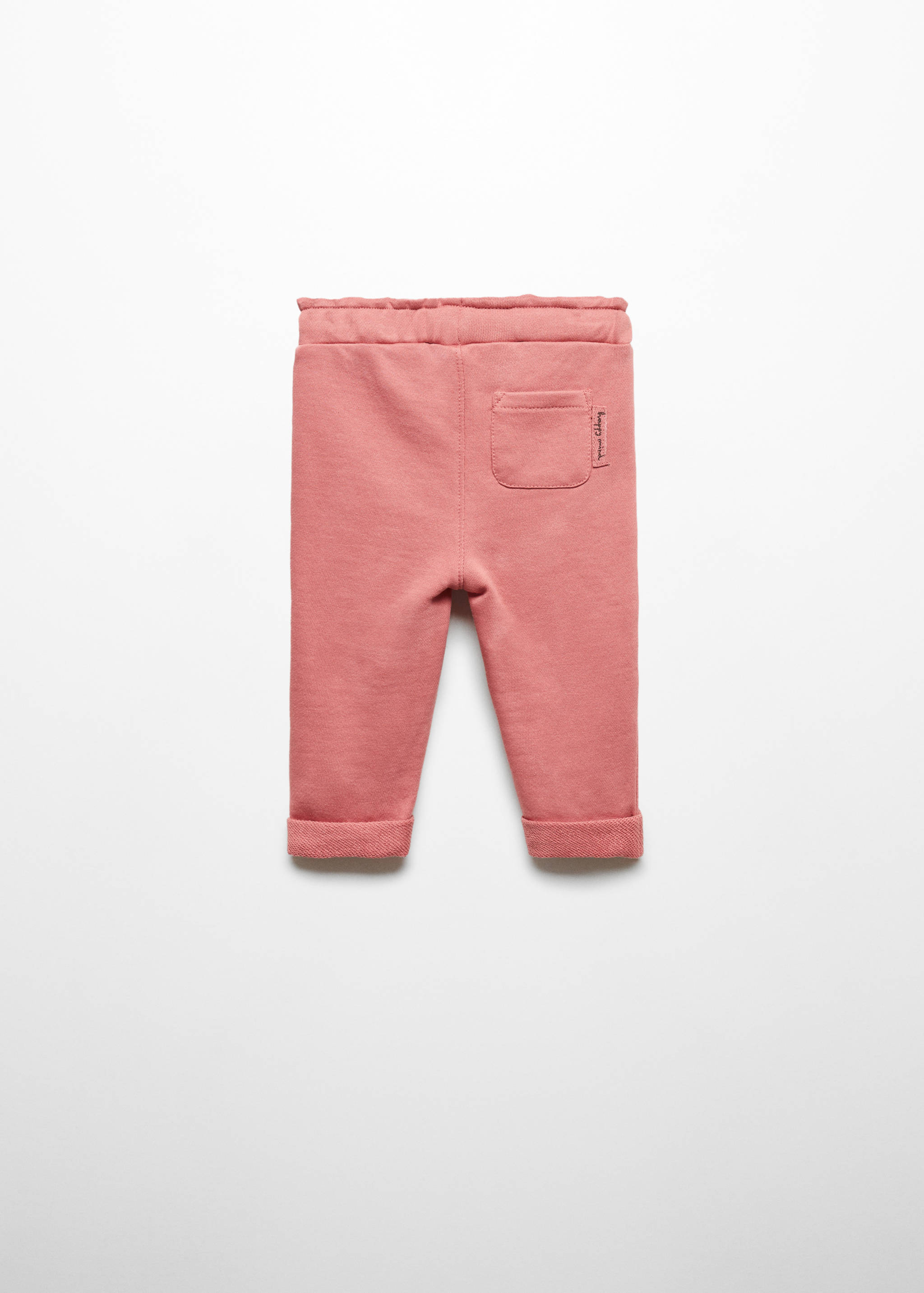 Cotton jogger-style trousers - Reverse of the article