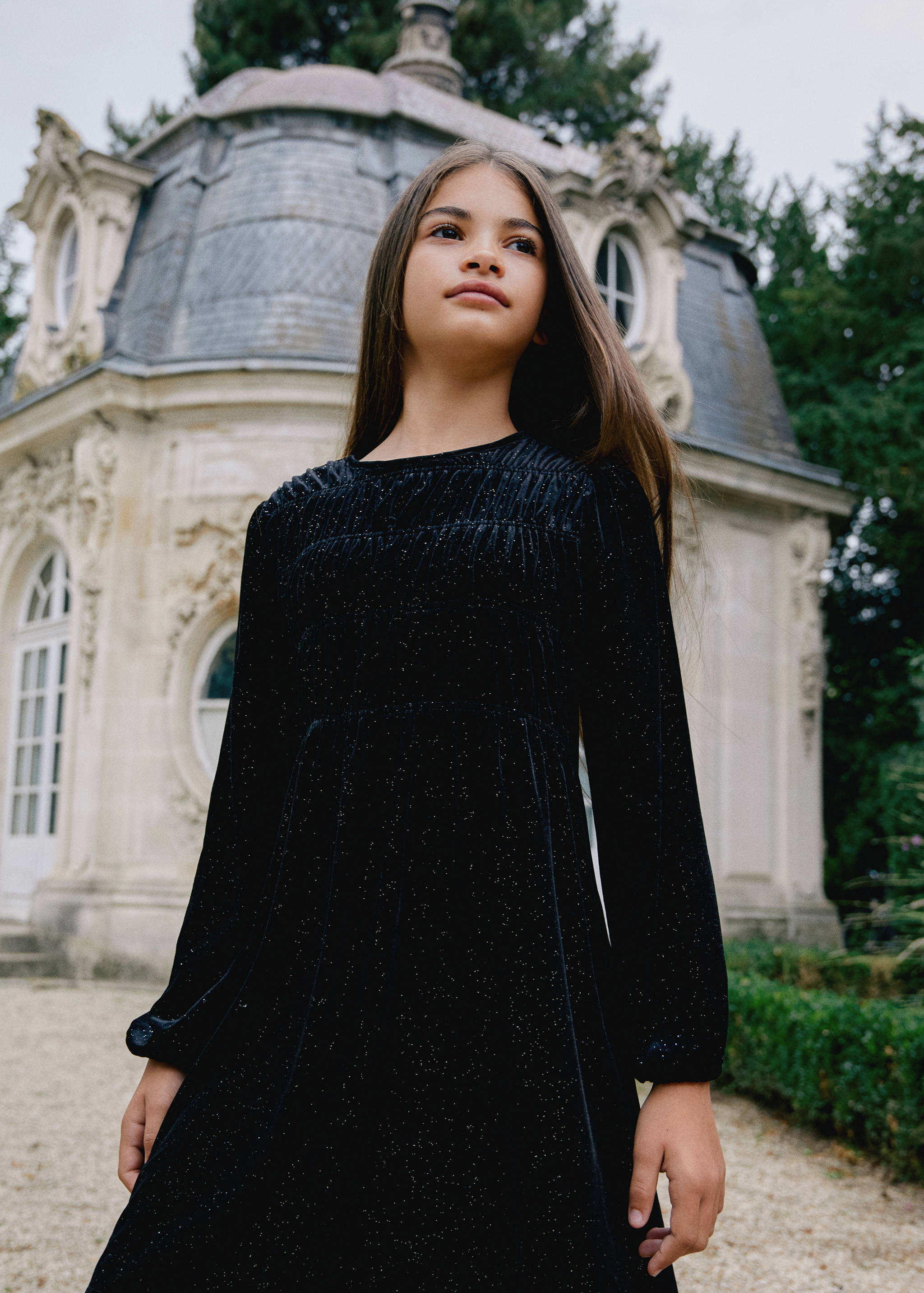 Vestido corto terciopelo - Detalle del artículo 5