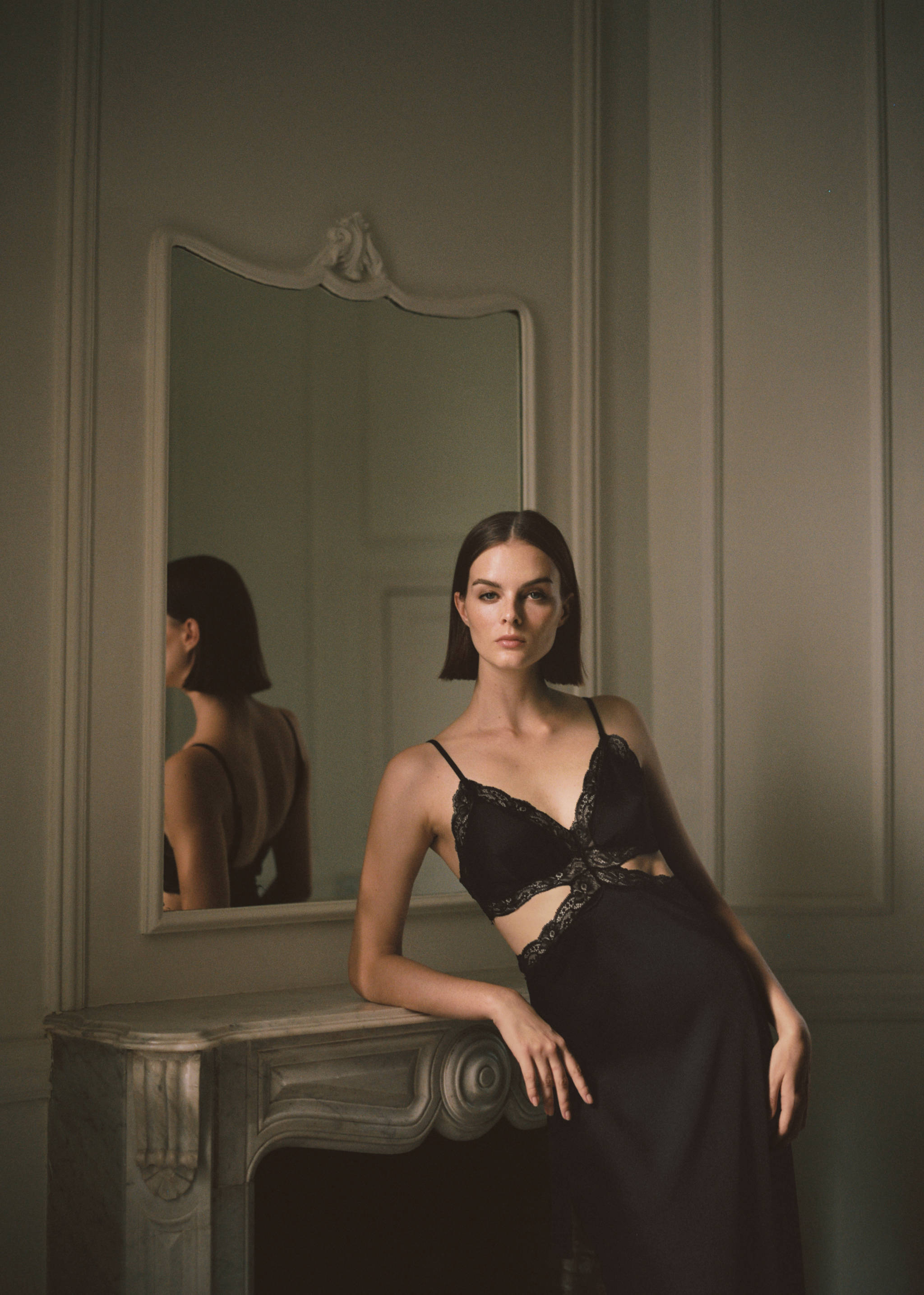 Slip dress with slit - Details of the article 9