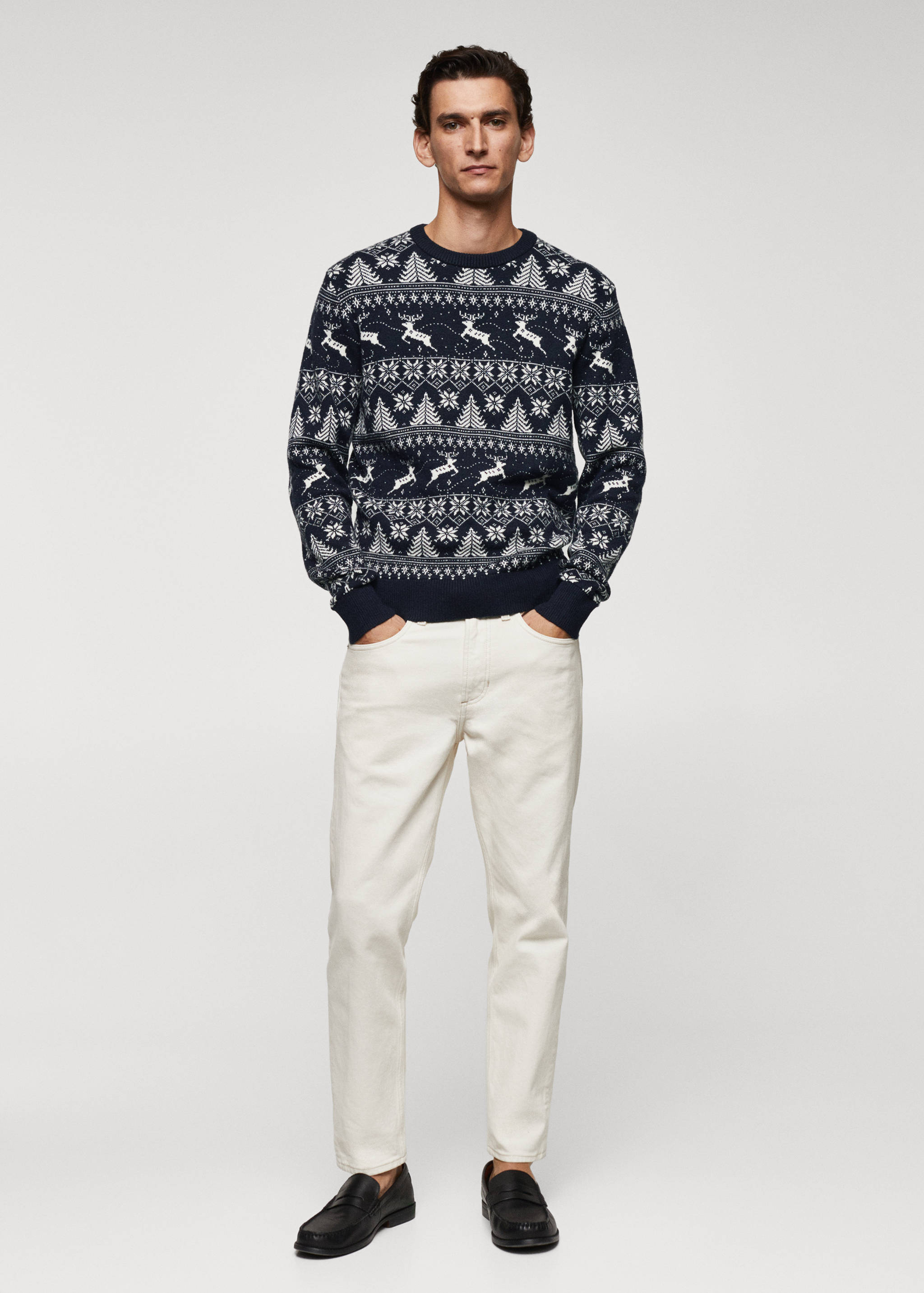 Christmas jacquard sweater - General plane
